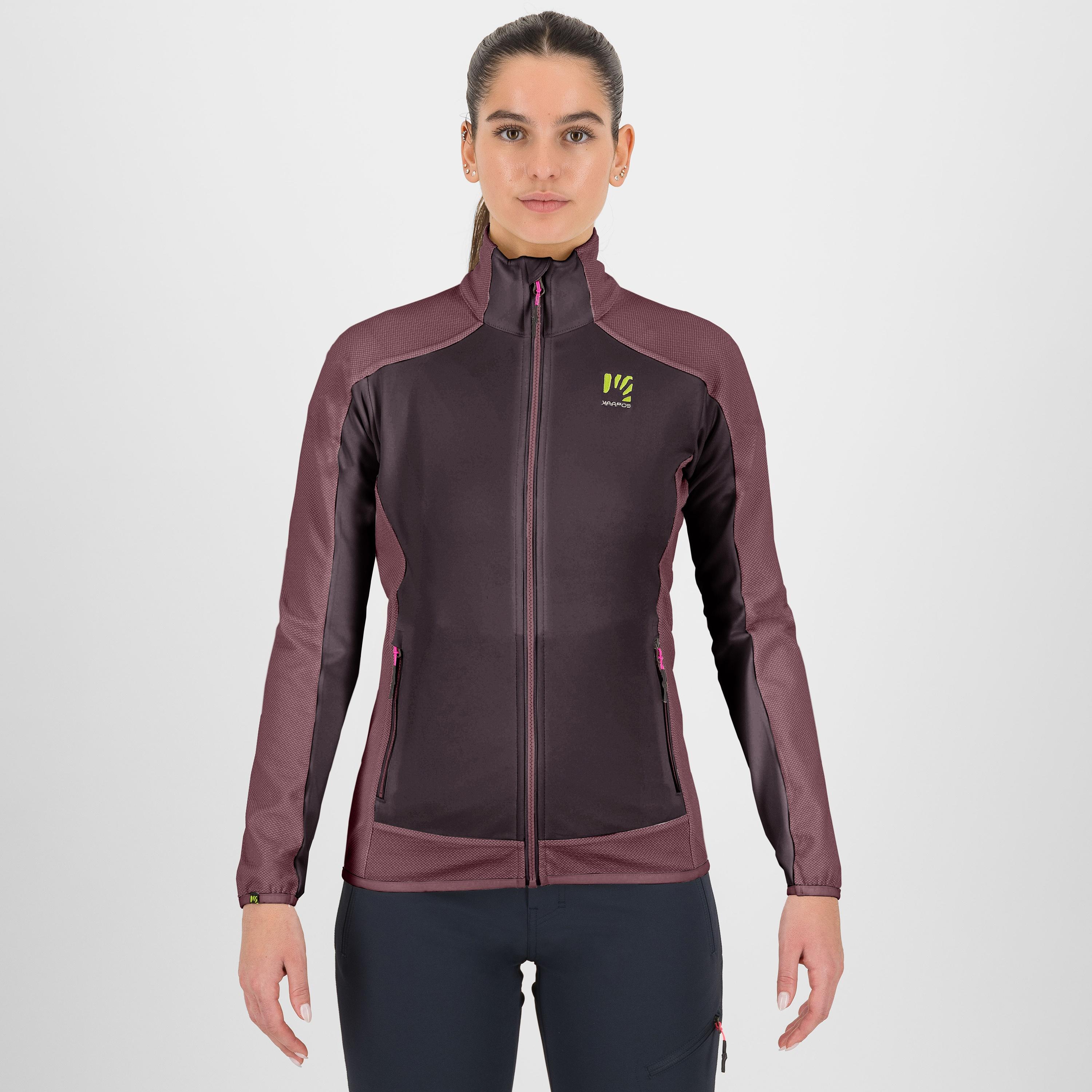 Odle w  fleece - huckleberry/deco rose - karpos