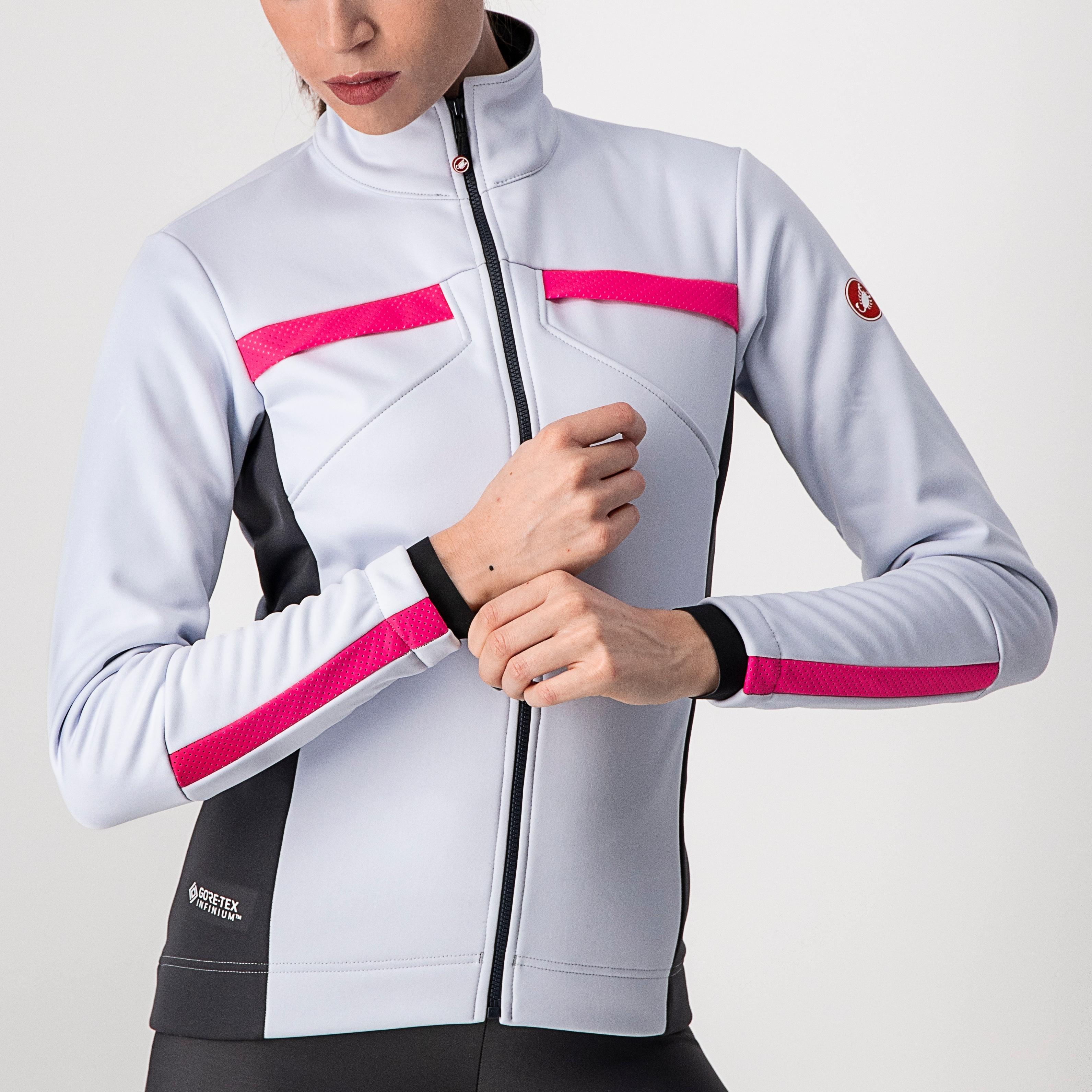 Dinamica jacket - silver gray/dark gray-pink ref - castelli