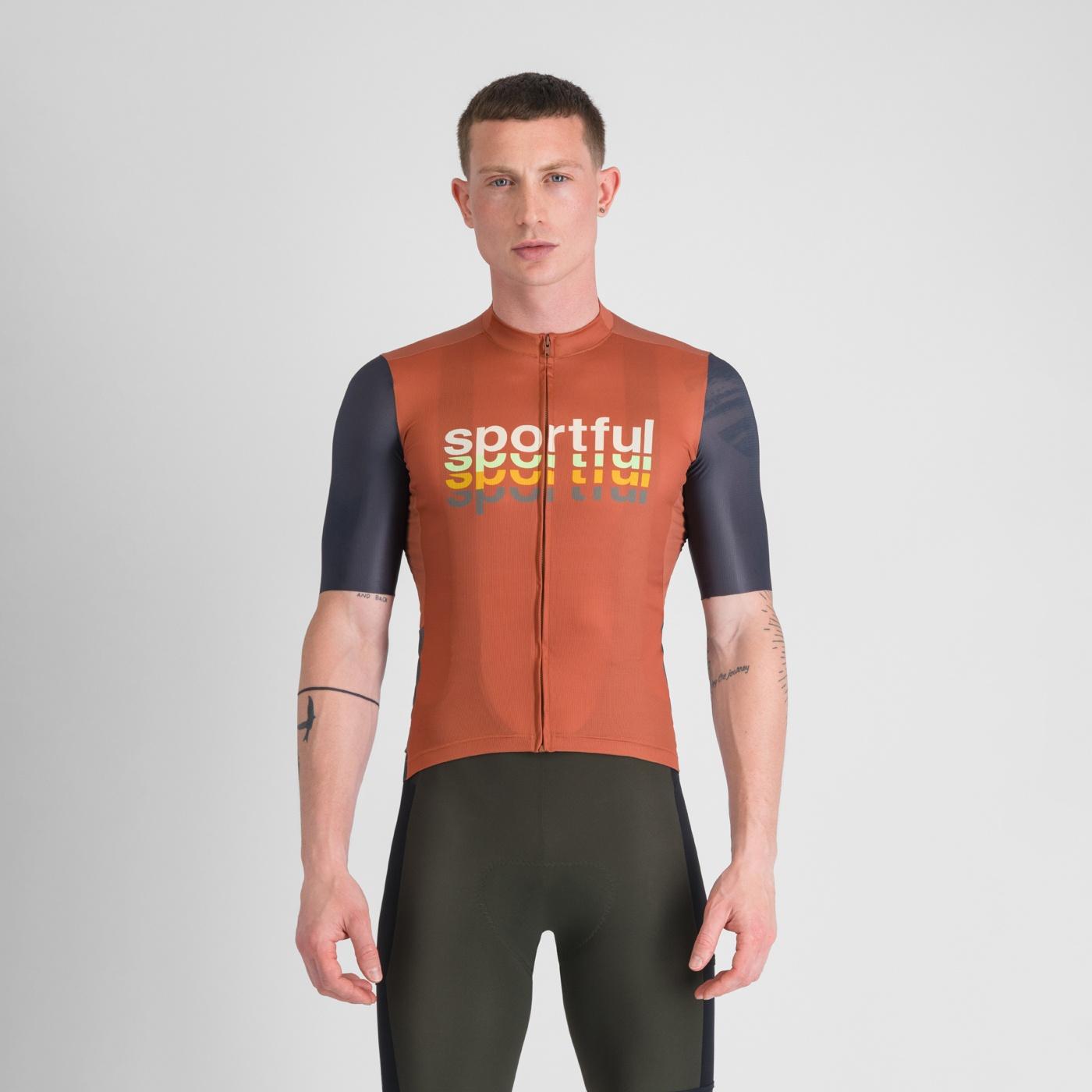 Supergiara 2 logo jersey - sienna glow - sportful