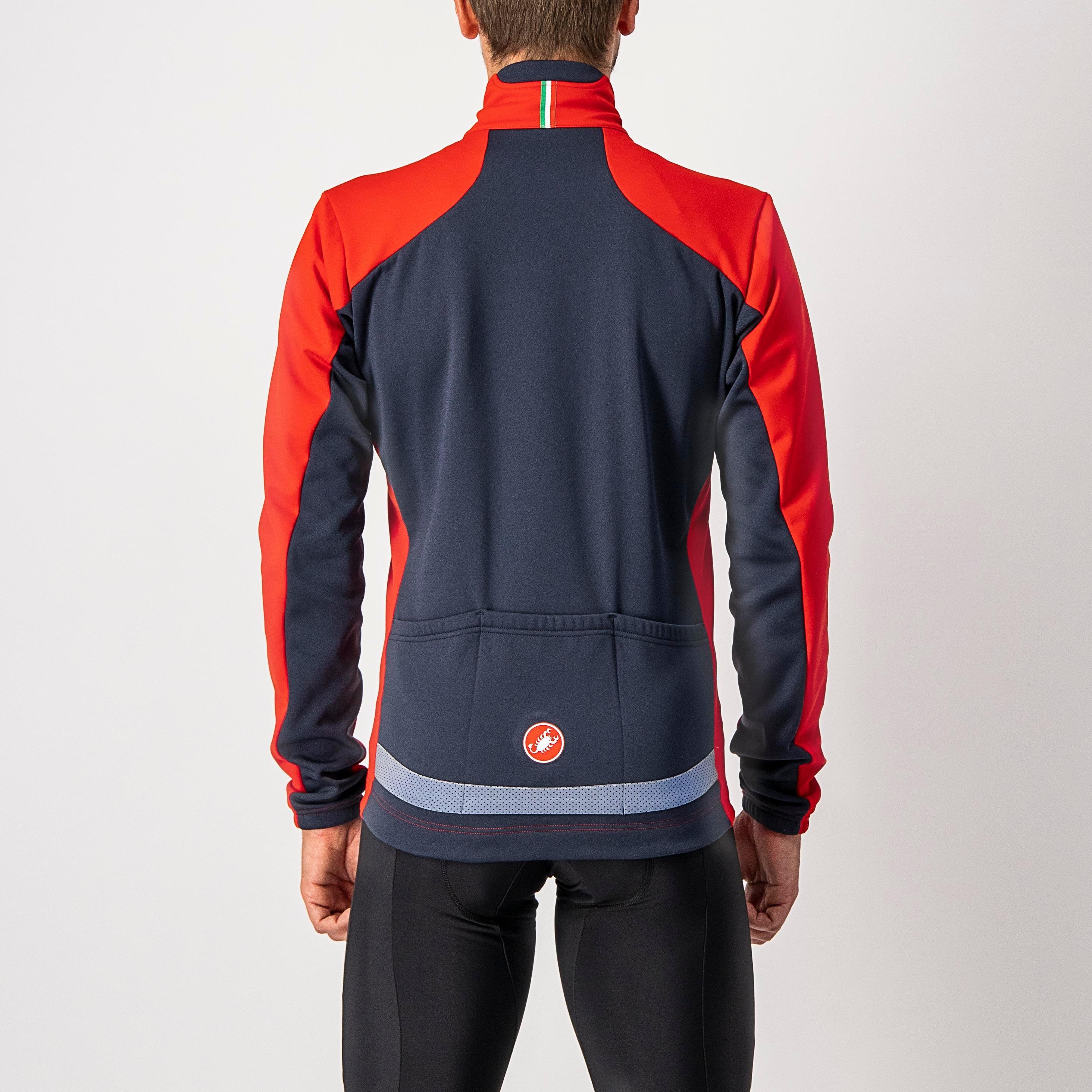 Transition 2 jacket - red/savile blue-red reflex - castelli