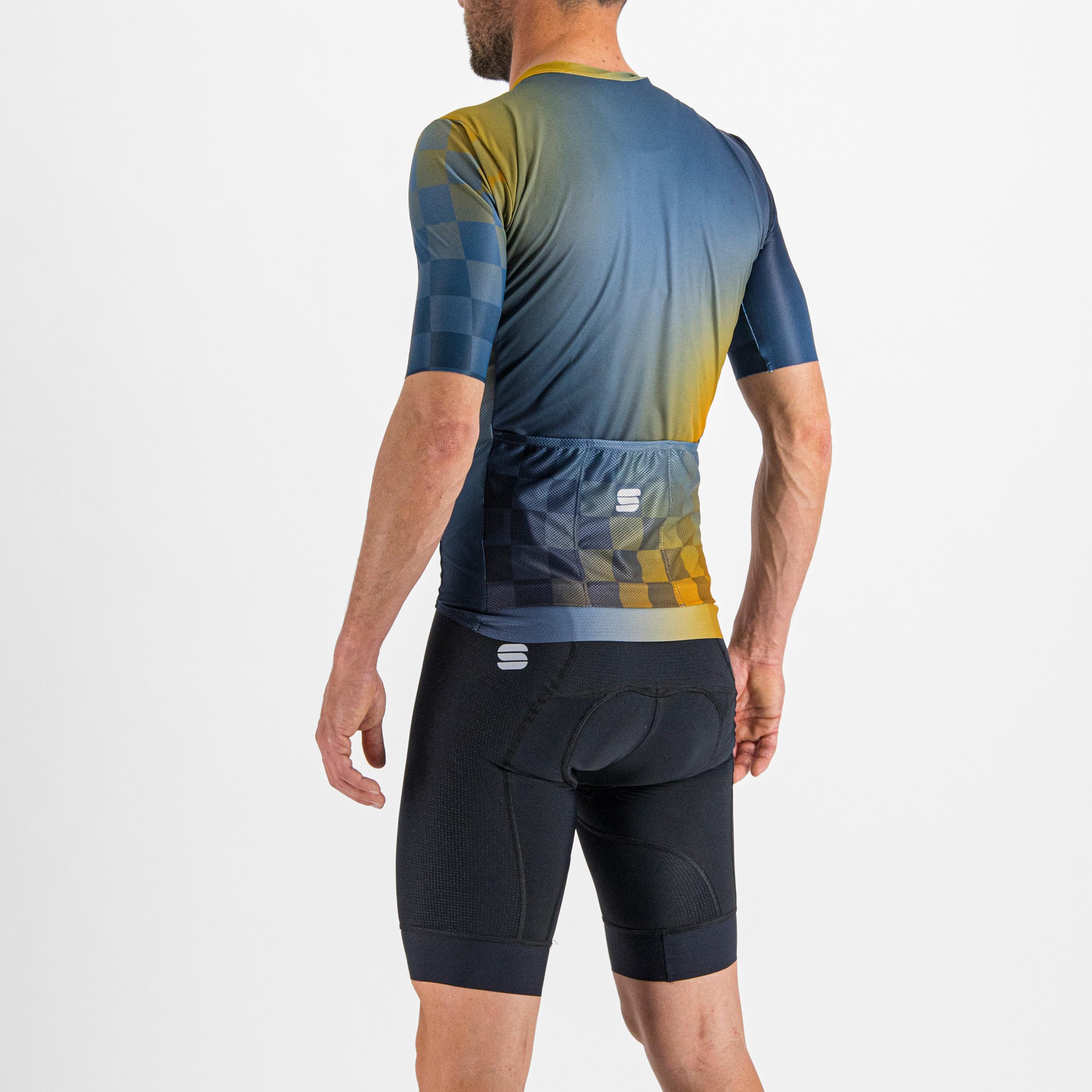 Rocket jersey - galaxy blue blue sea golden oa - sportful