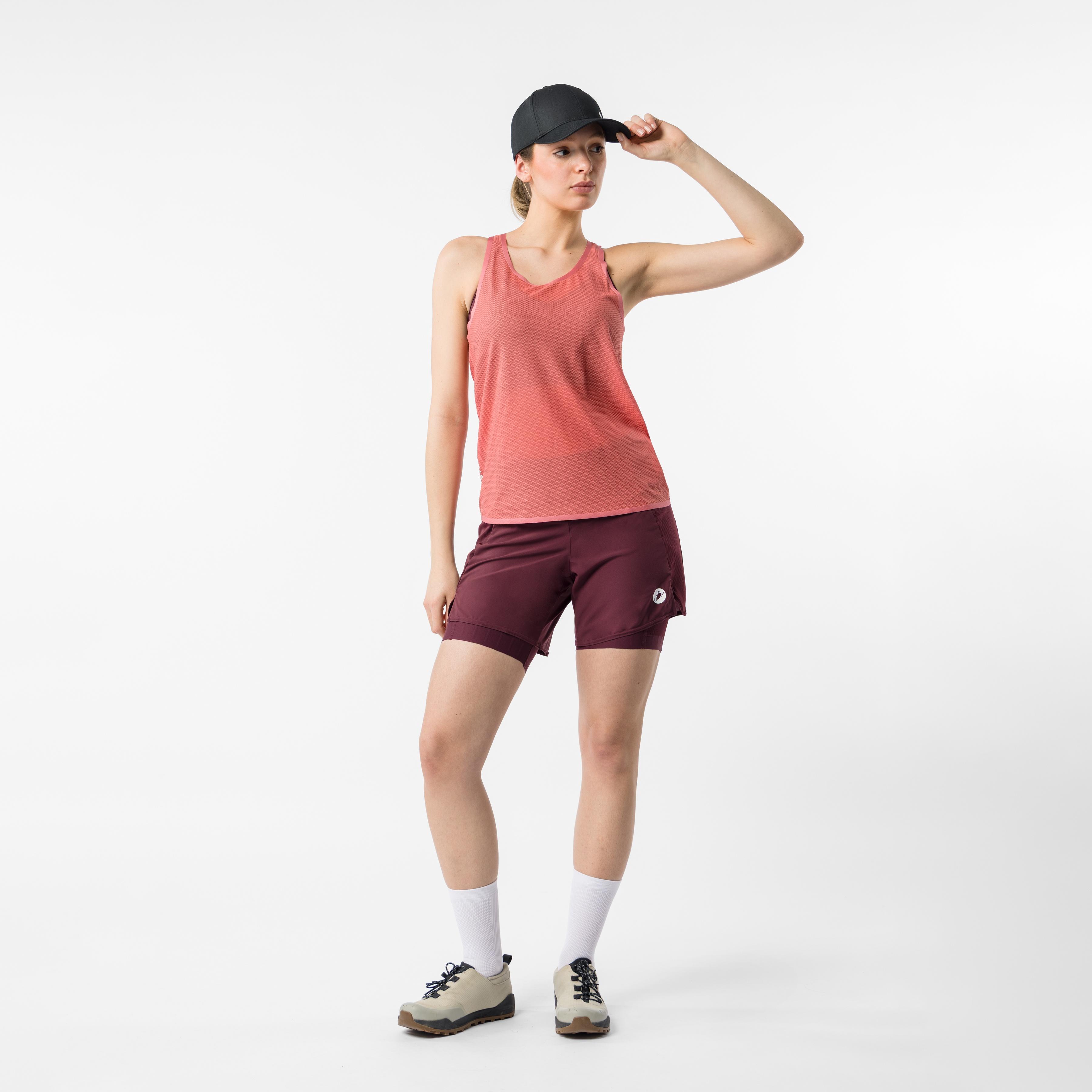 Comfort travel mesh top - faded rose - castelli