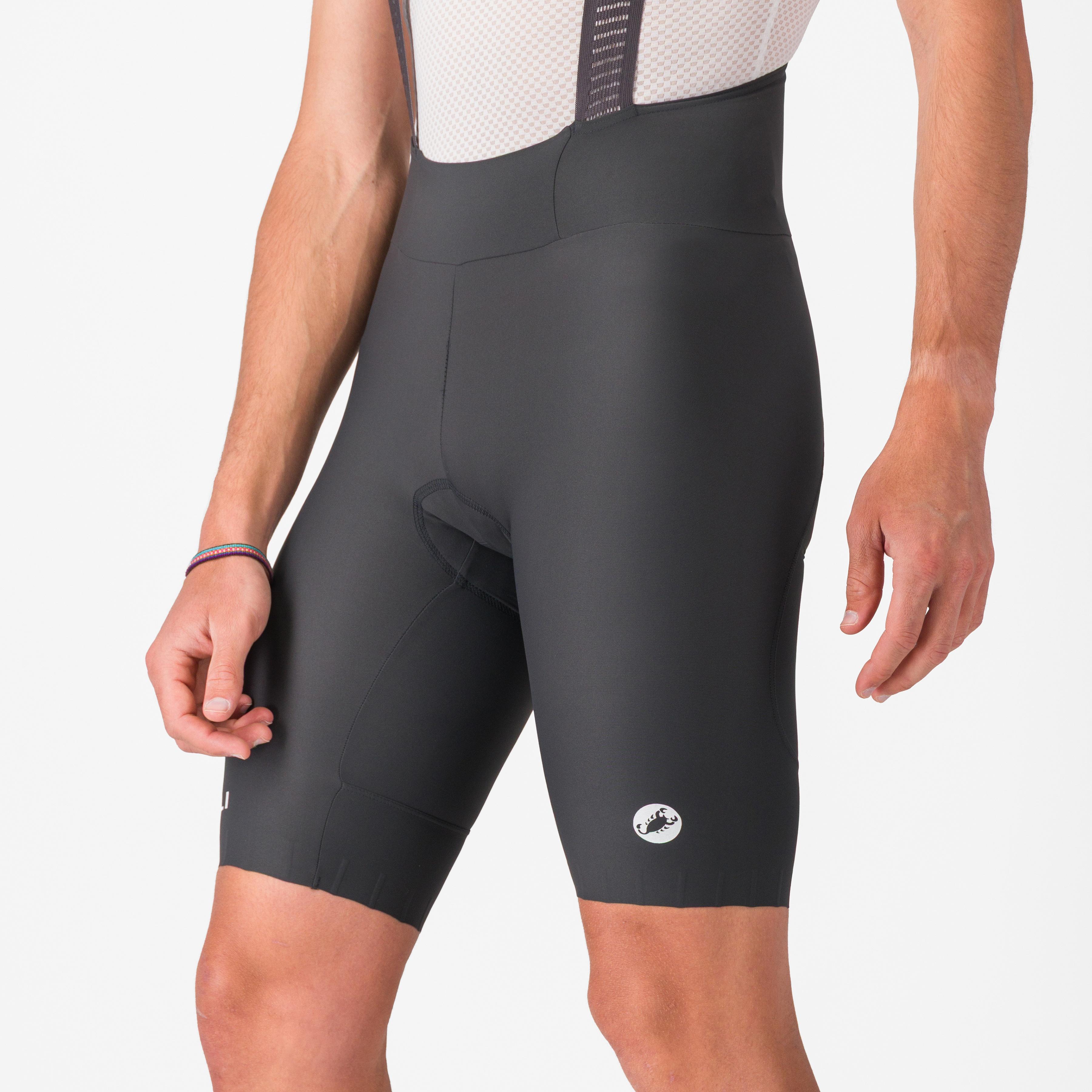 Espresso 2 bibshort - dark gray - castelli
