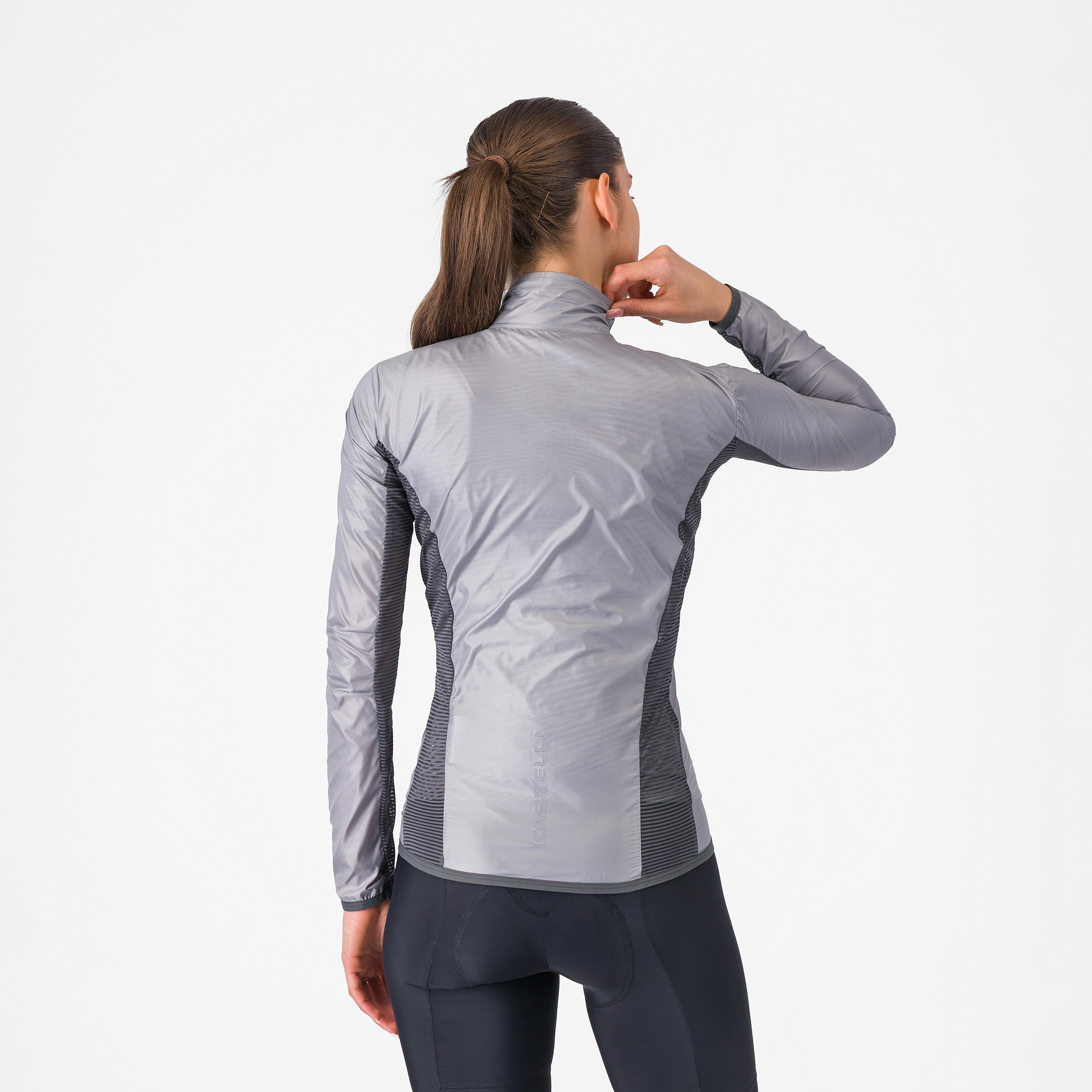Aria shell 2 w jacket - silver gray - castelli