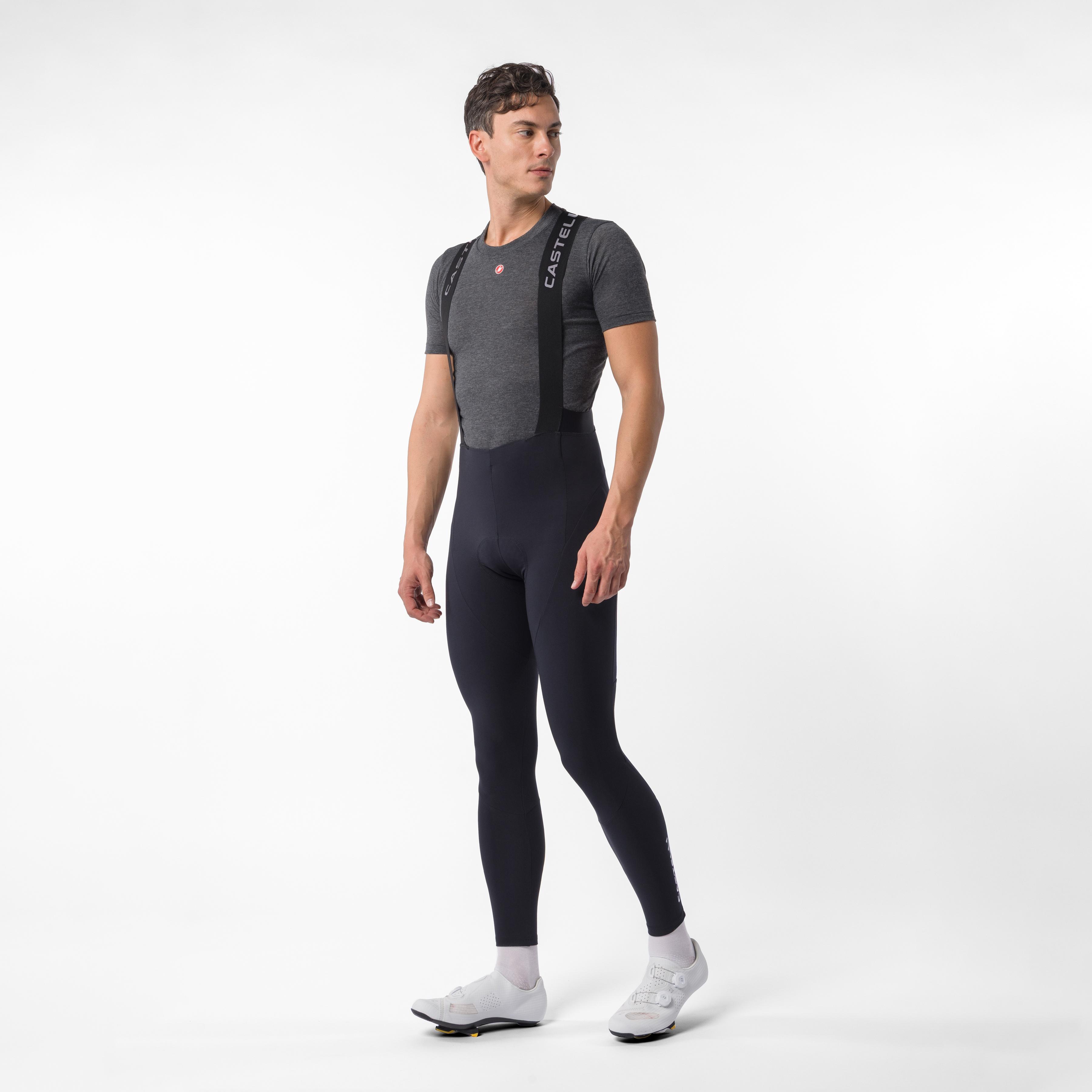 Thermowoven bibtight - black - castelli
