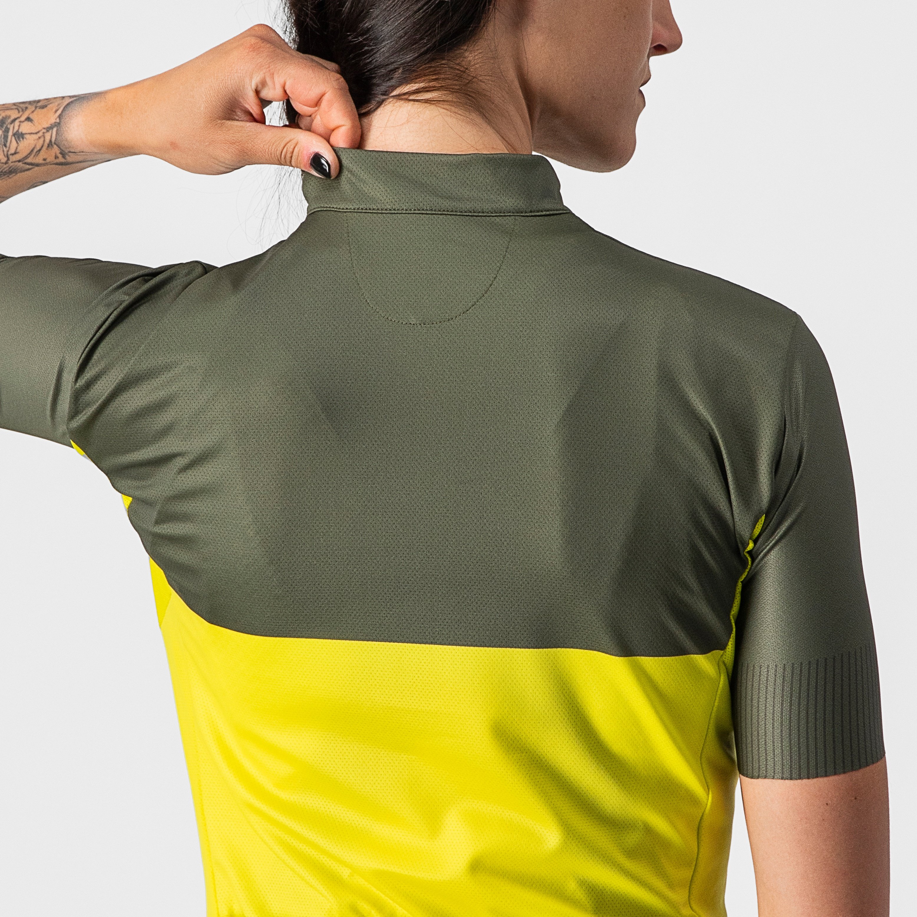Velocissima jersey - sulphur/military green - castelli