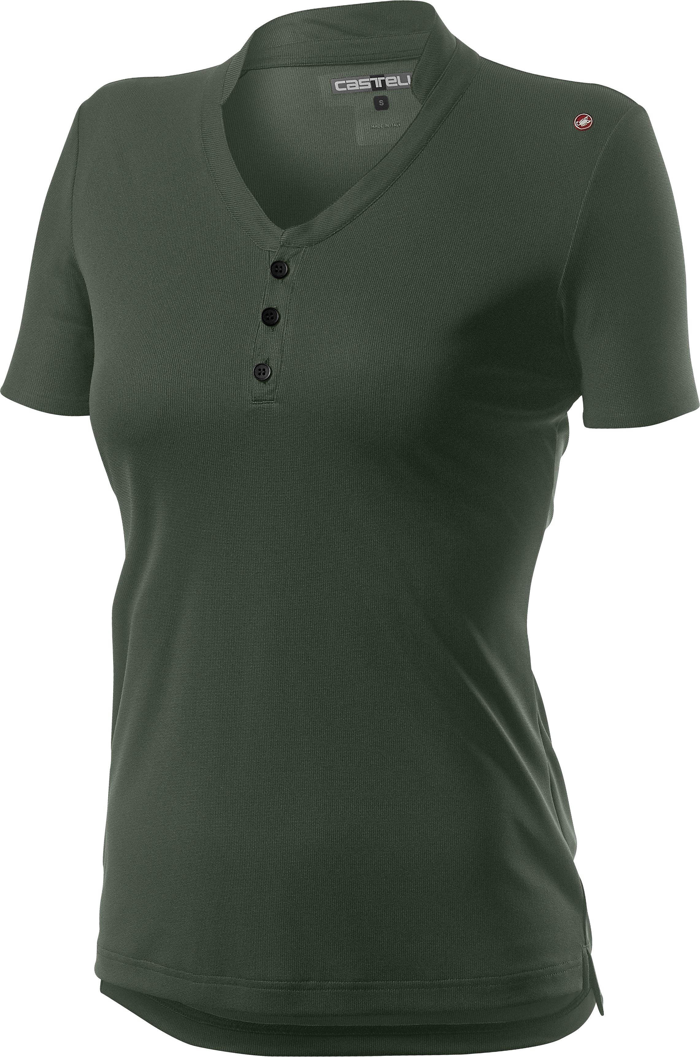 Tech w polo - military green - castelli