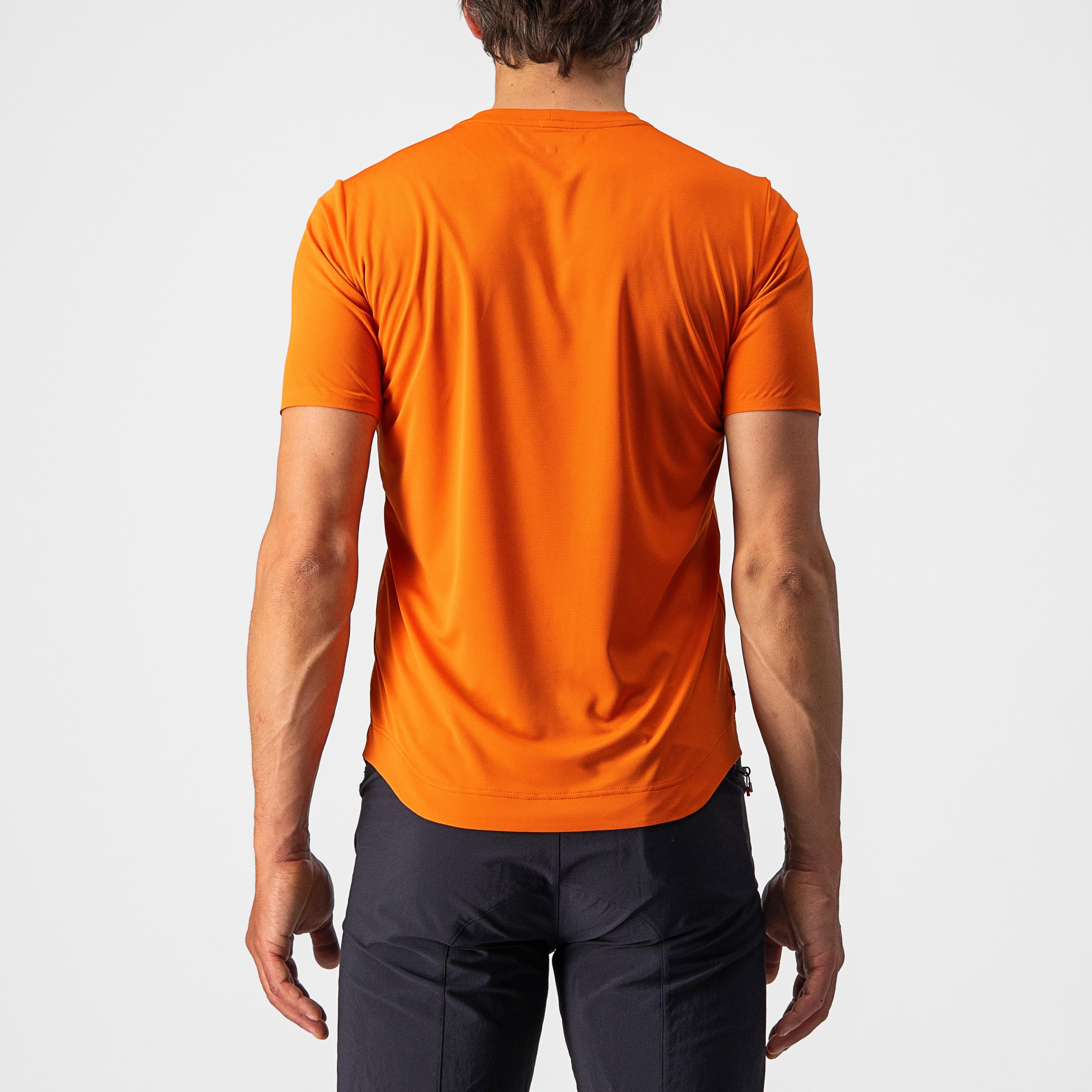 Tech 2 tee - orange rust - castelli