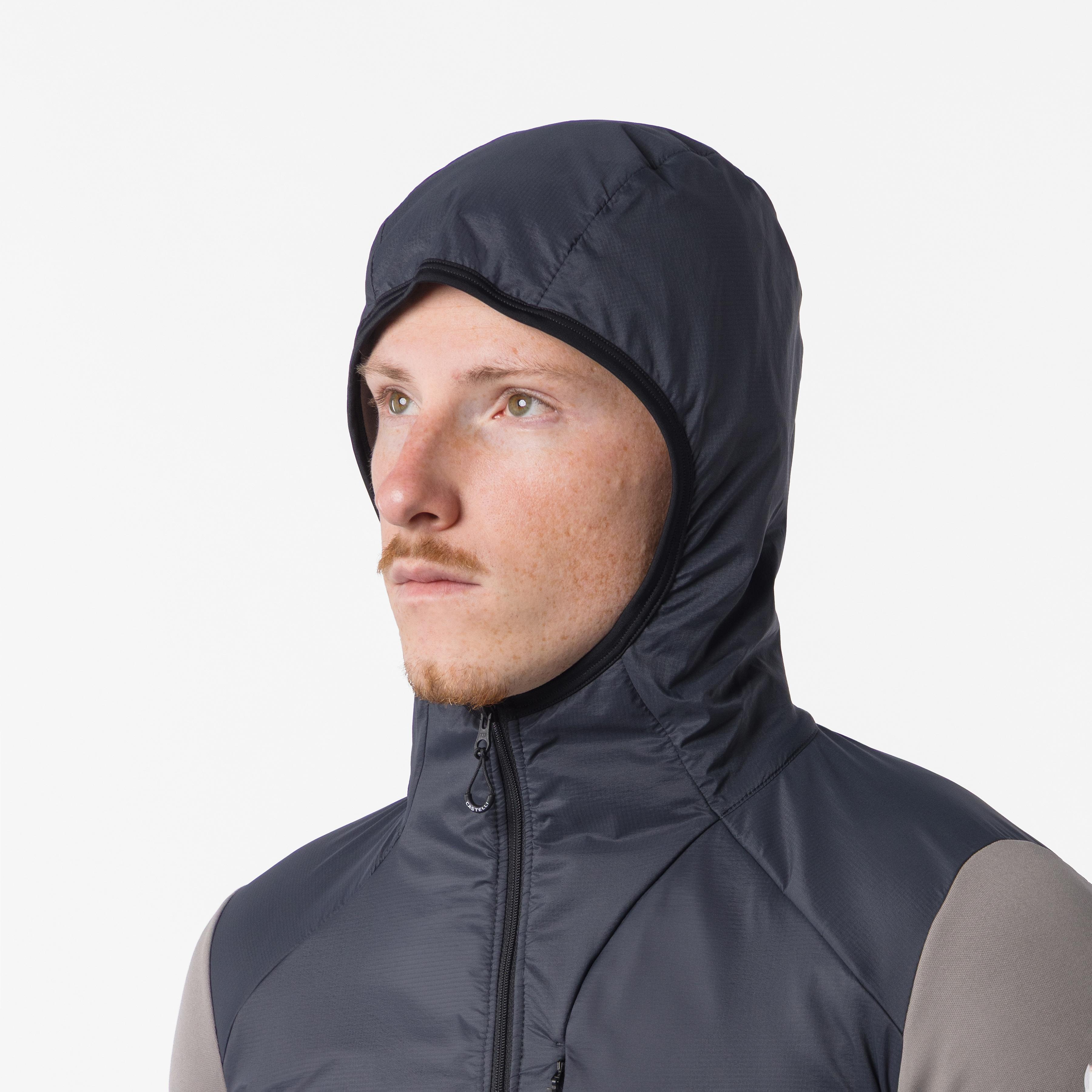 Unltd roam hoodie - nickel gray/dark gray - castelli