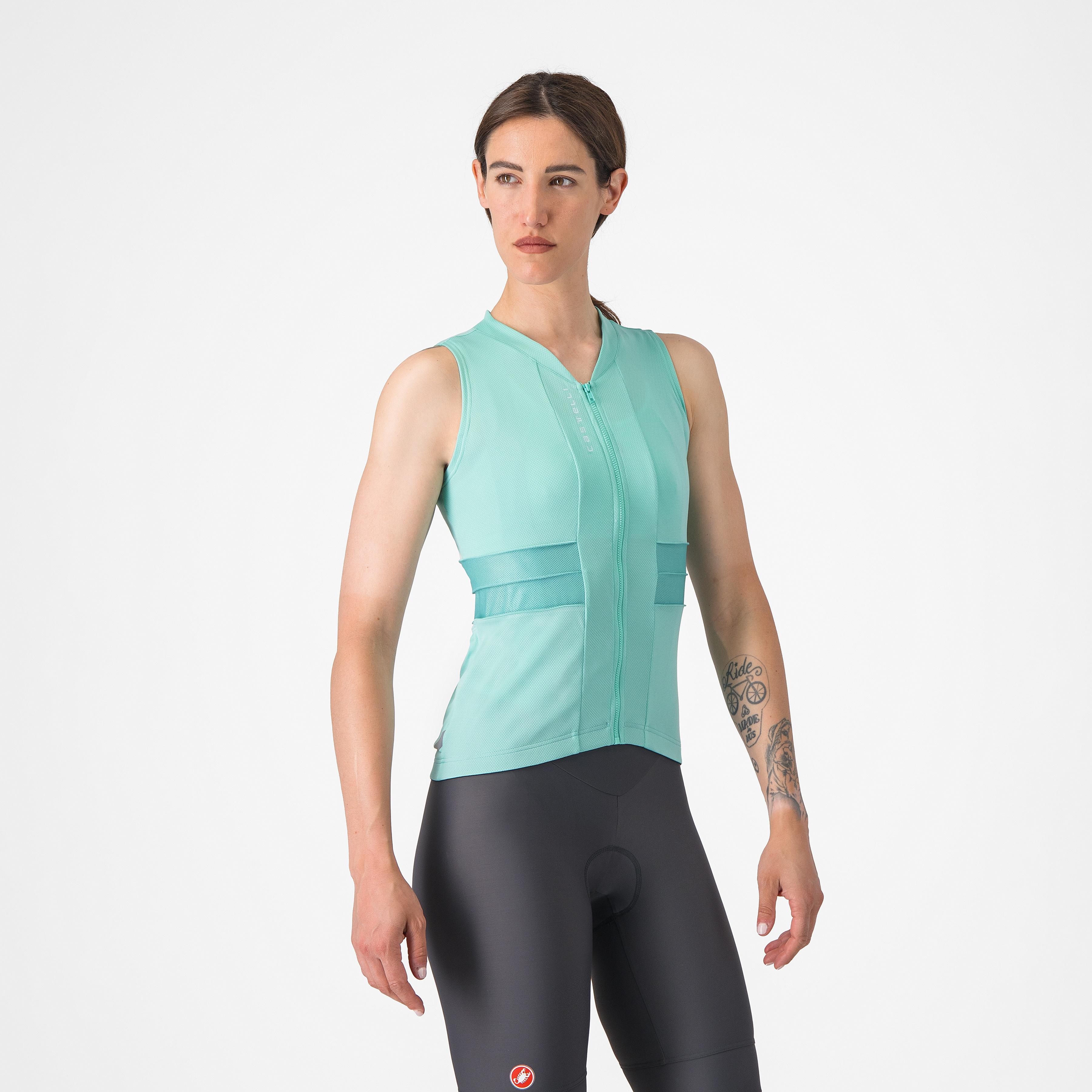 Anima 4 sleeveless - pool blue - castelli