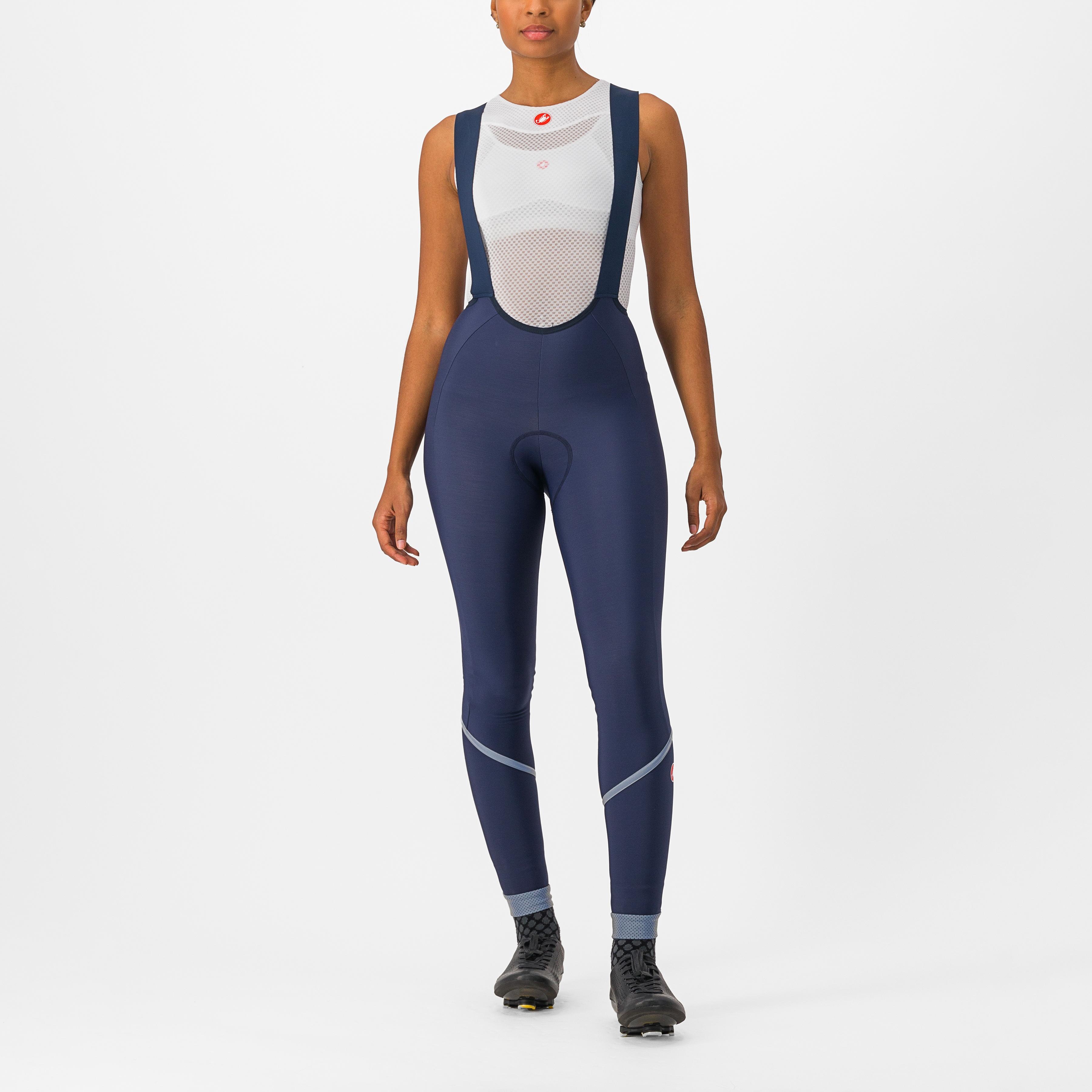 Velocissima dt bibtight - belgian blue/silver reflex - castelli