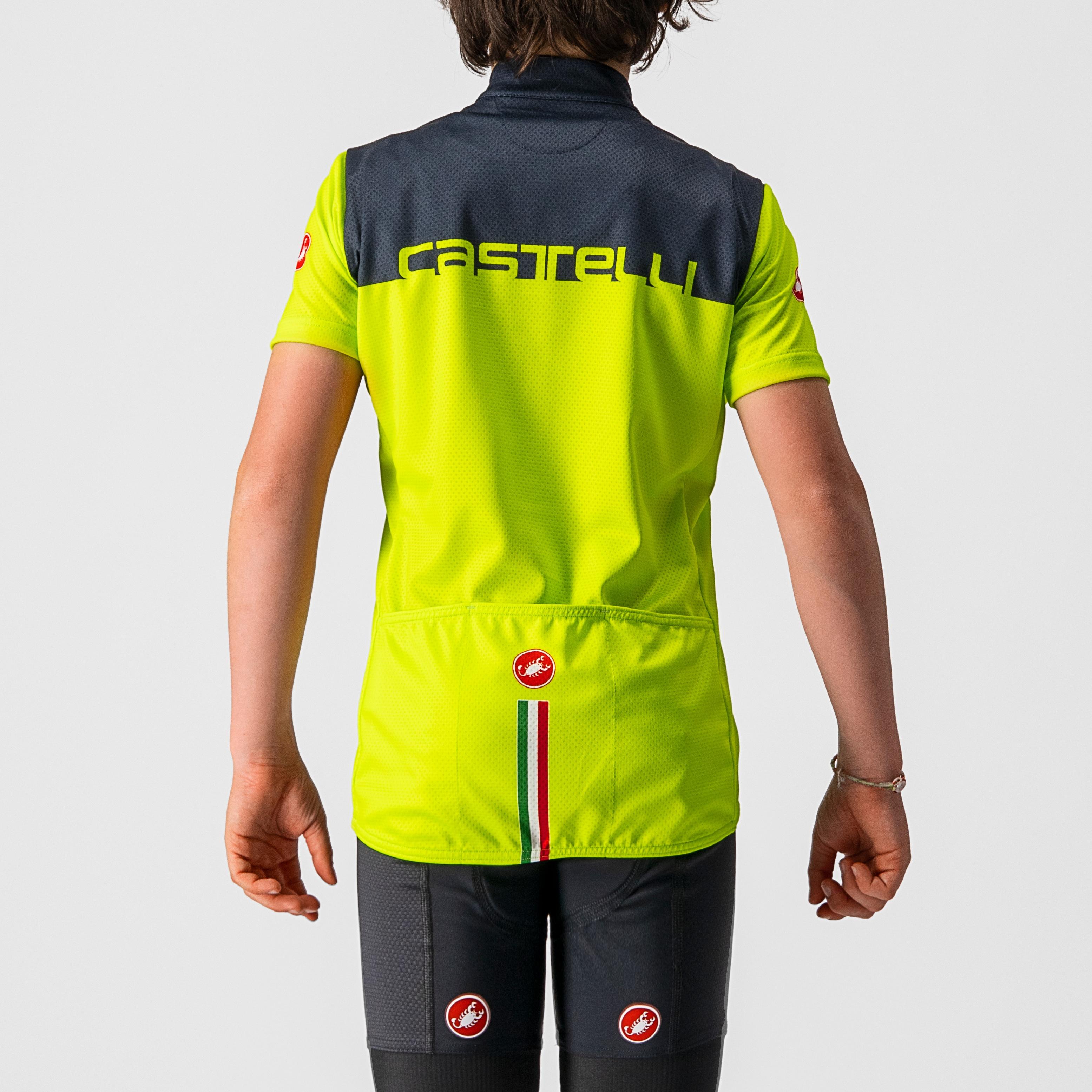 Neo prologo jersey - electric lime/savile blue - castelli
