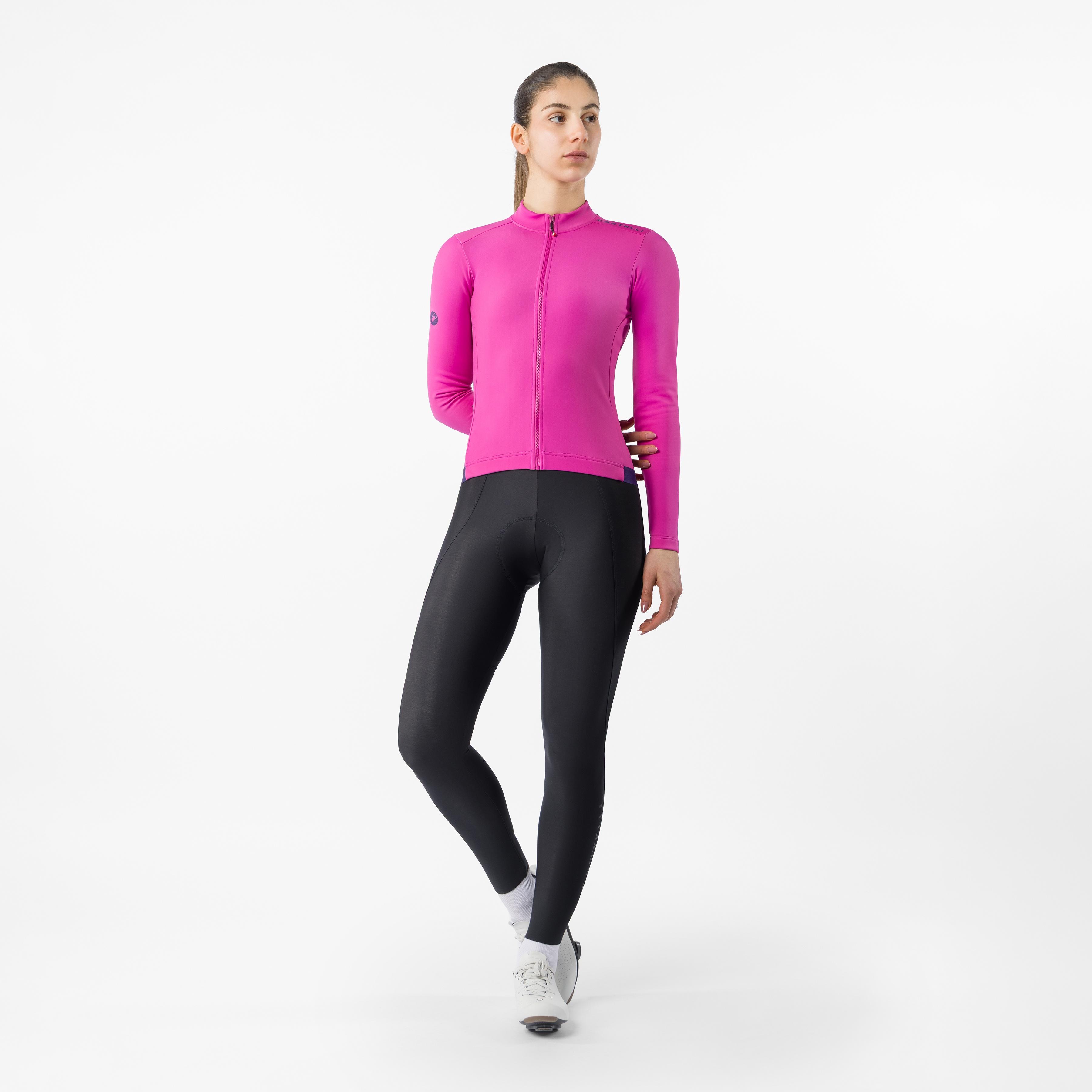 Espresso thermal 2 w jersey - violet pink - castelli