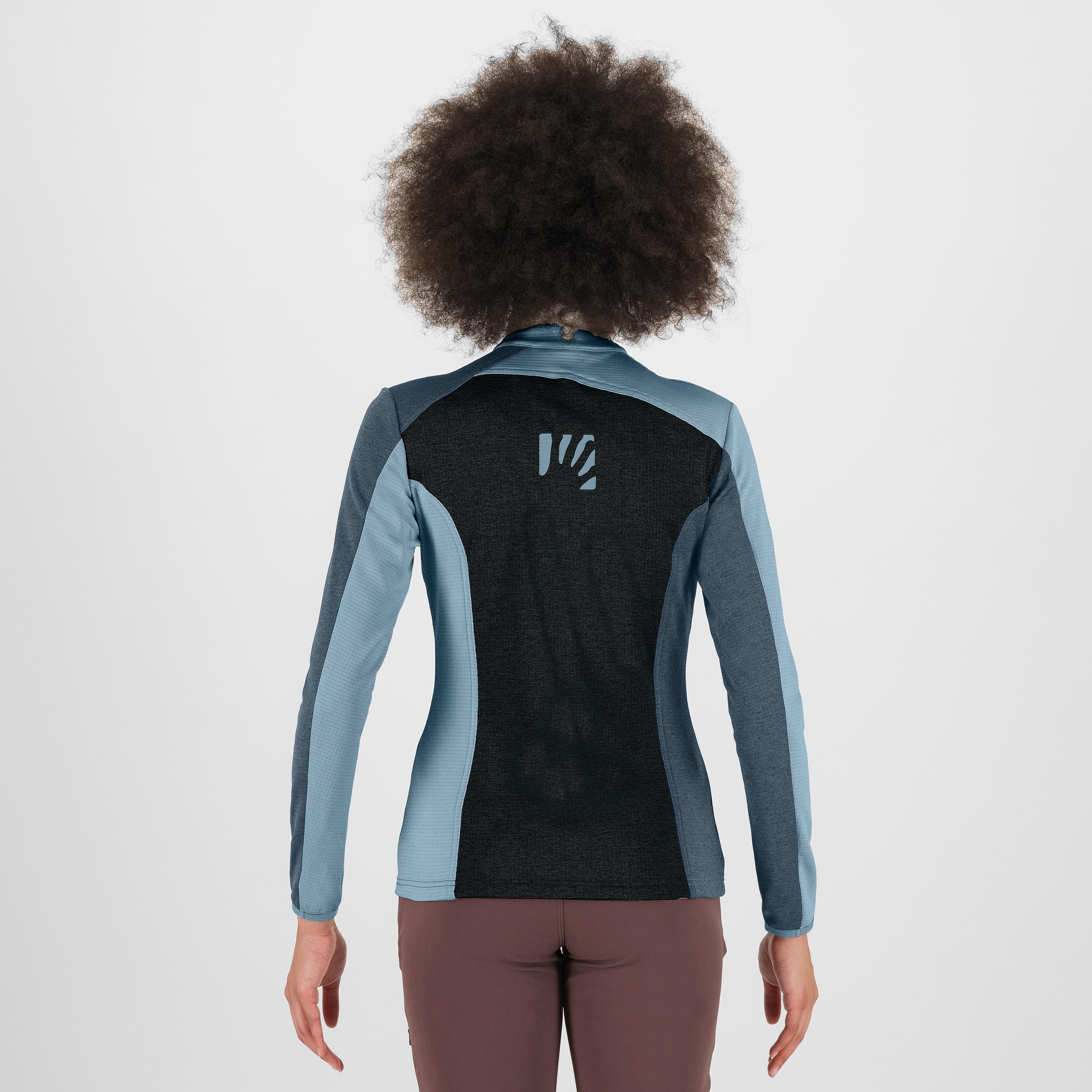 Federa half-zip w fleece - vulcan/spring l/midnight - karpos
