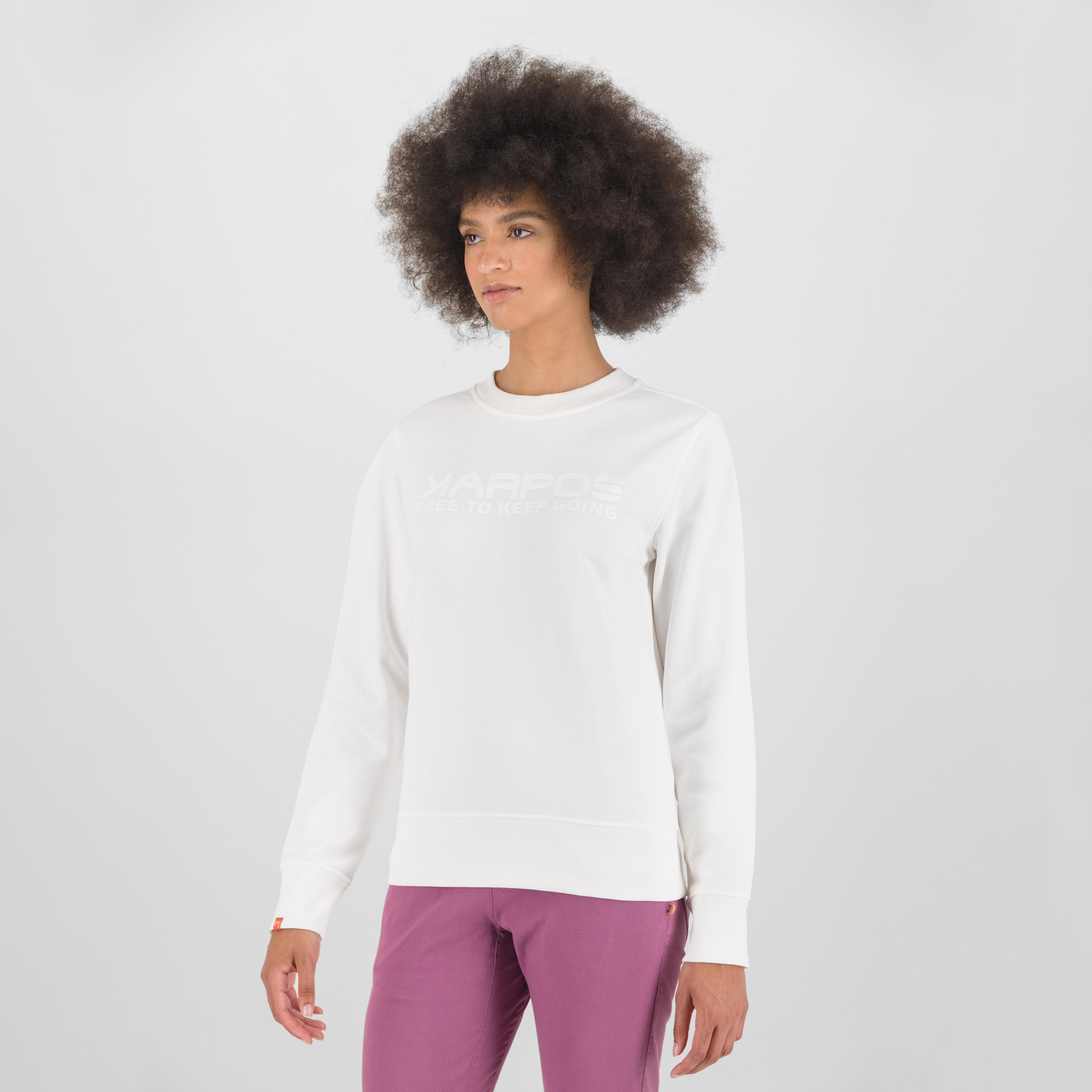 Sparviero w sweatshirt - bright white - karpos