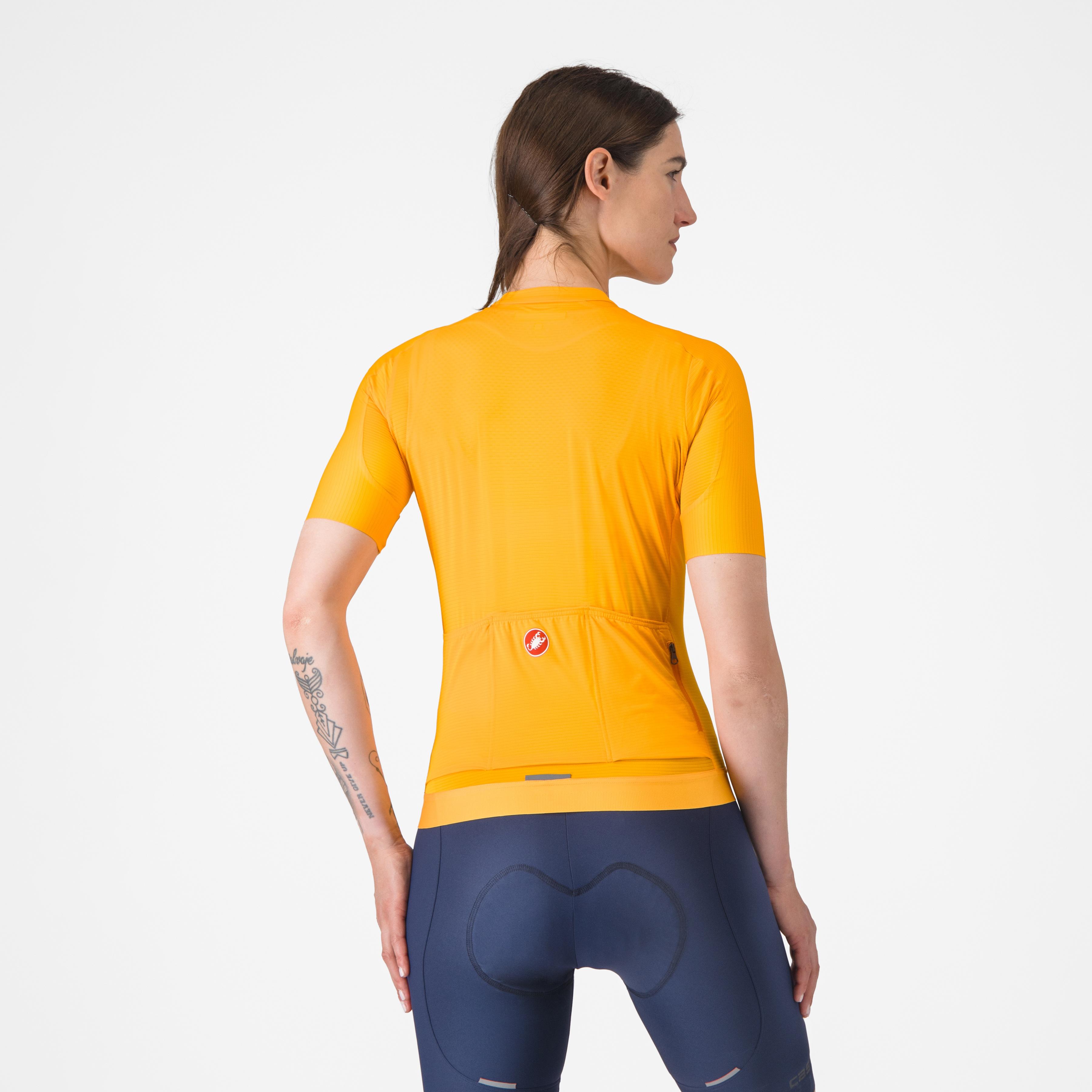 Espresso w jersey - vivid orange - castelli