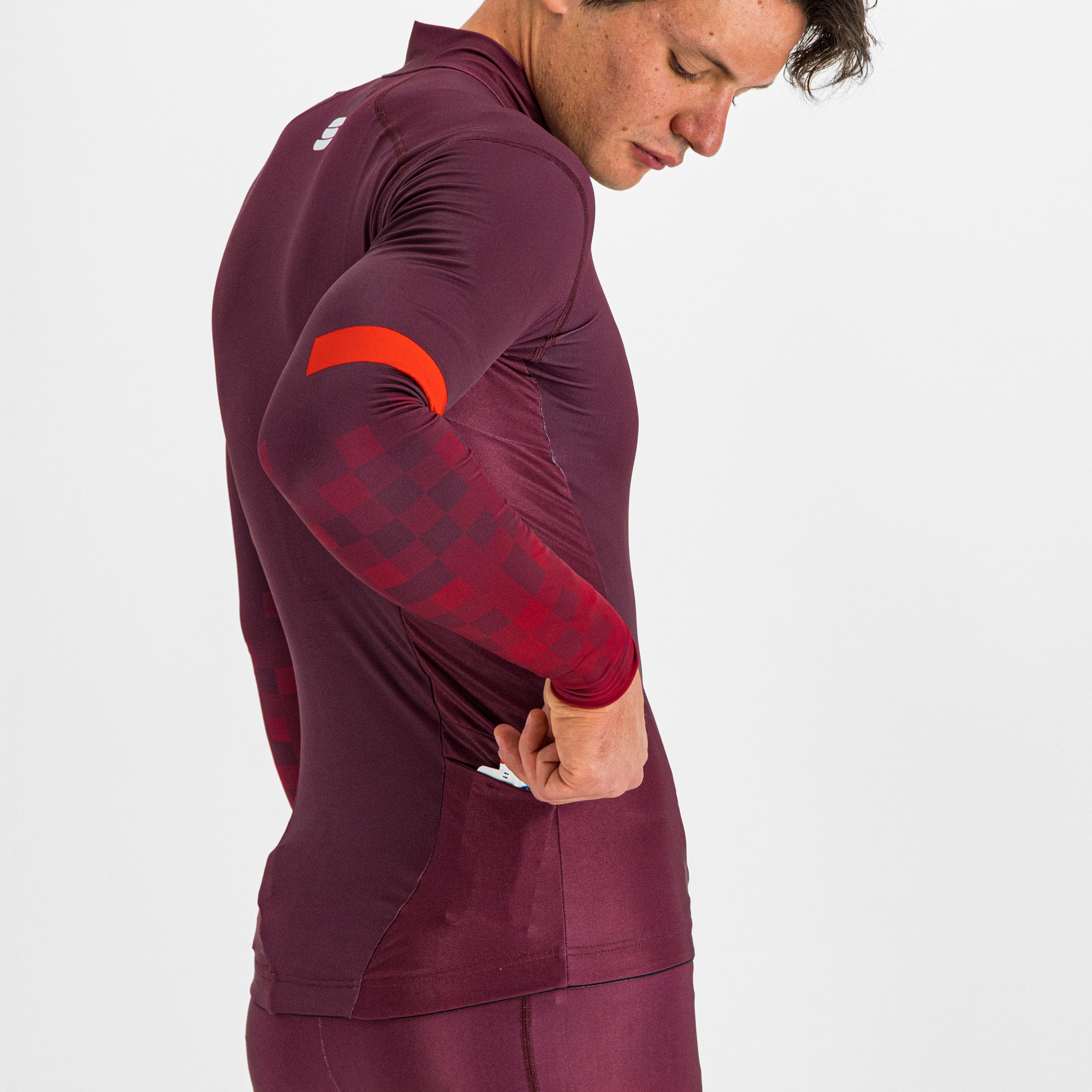 Squadra jersey - red wine / red rumba - sportful