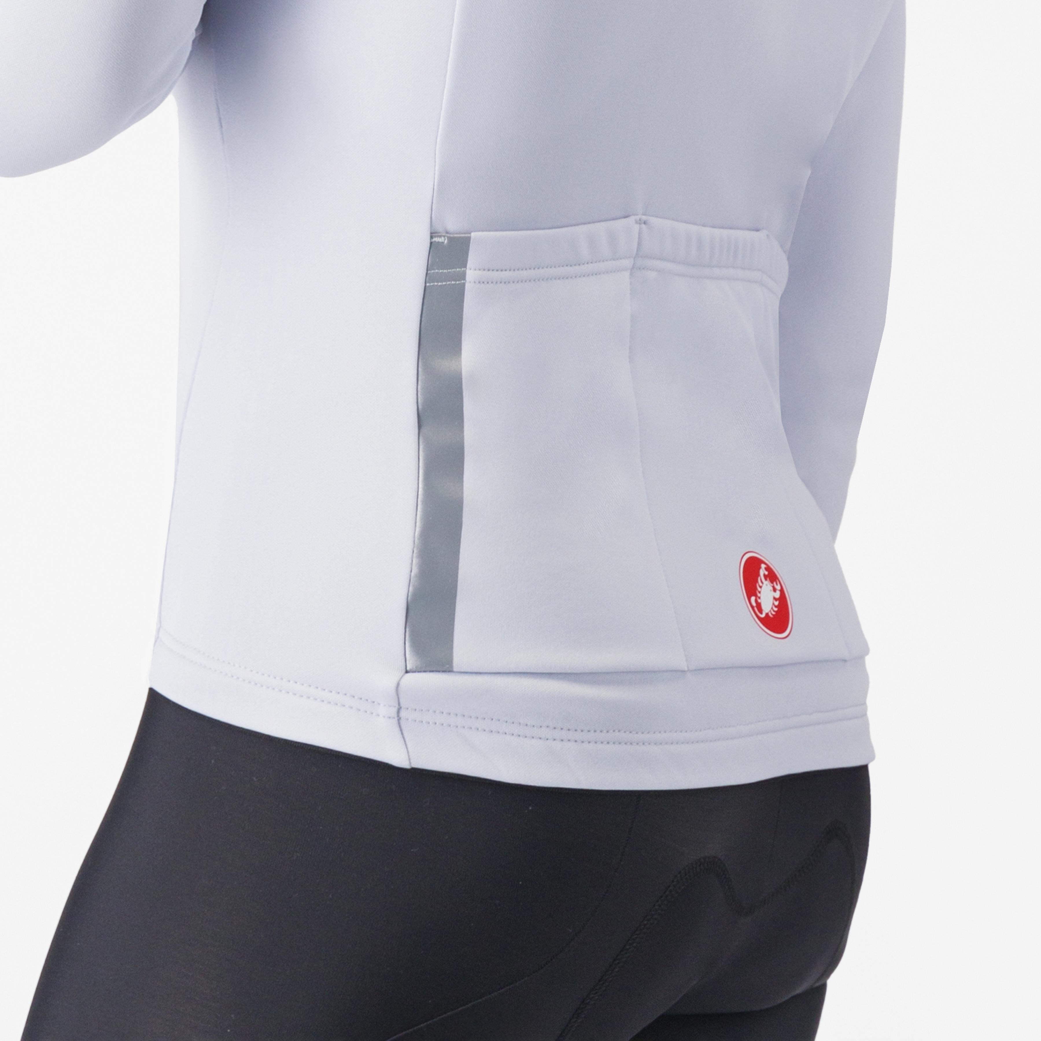 Entrata thermal jersey - silver gray/brilliant orange - castelli
