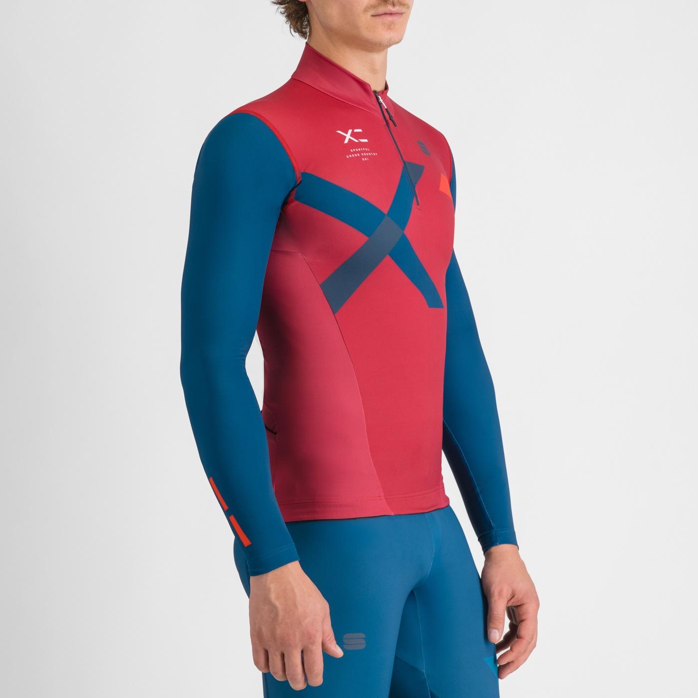 Squadra jersey - red rumba/teal blu - sportful