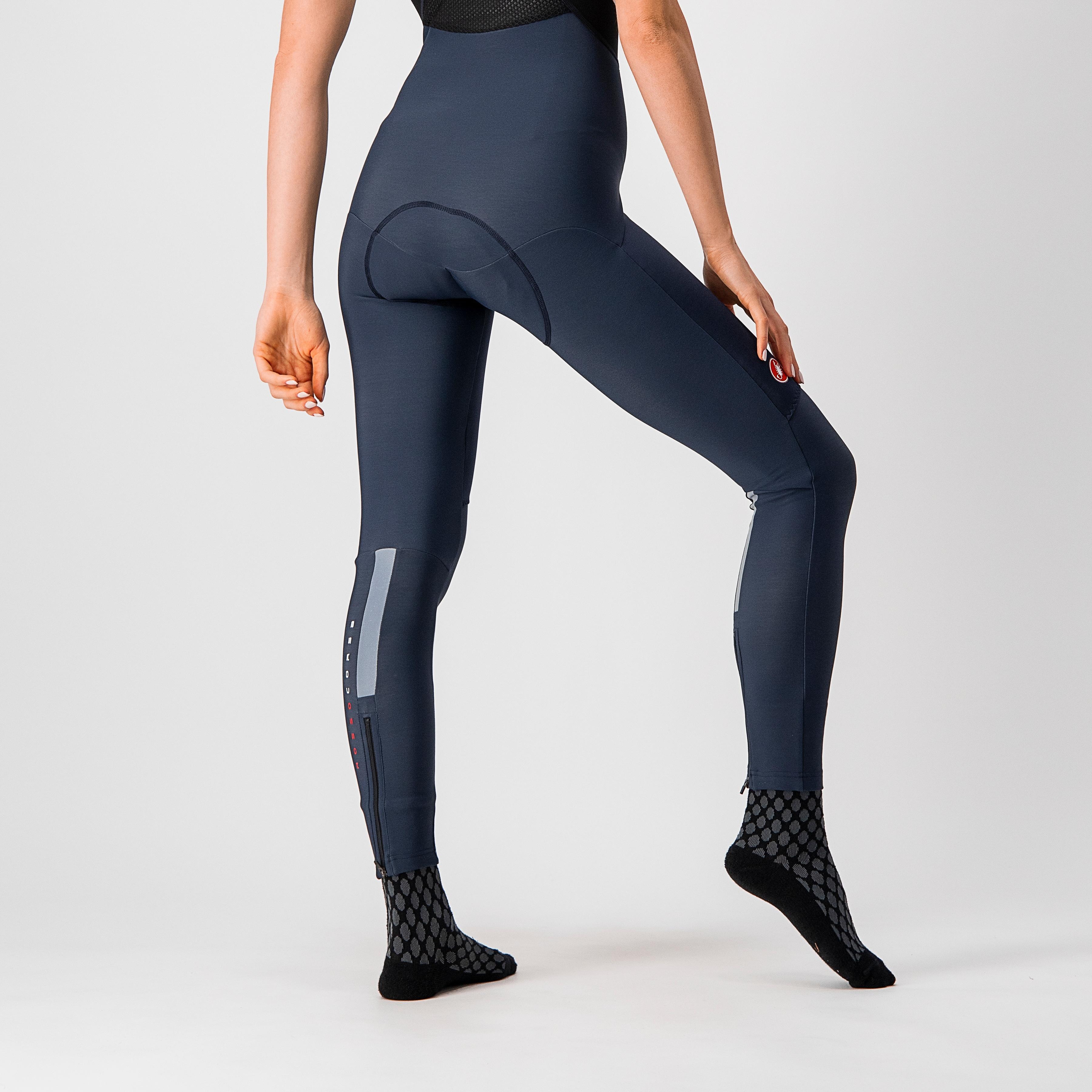 Sorpasso ros w bibtight - savile blue/silver reflex - castelli