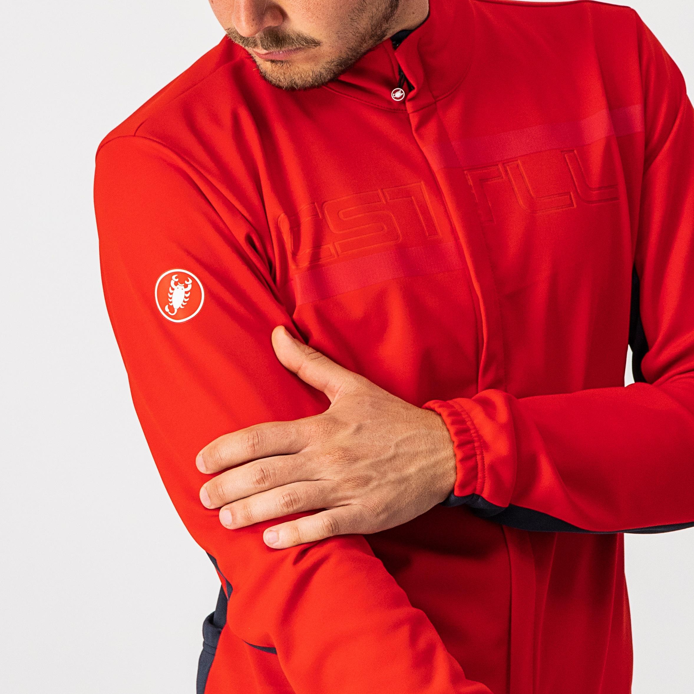 Transition 2 jacket - red/savile blue-red reflex - castelli