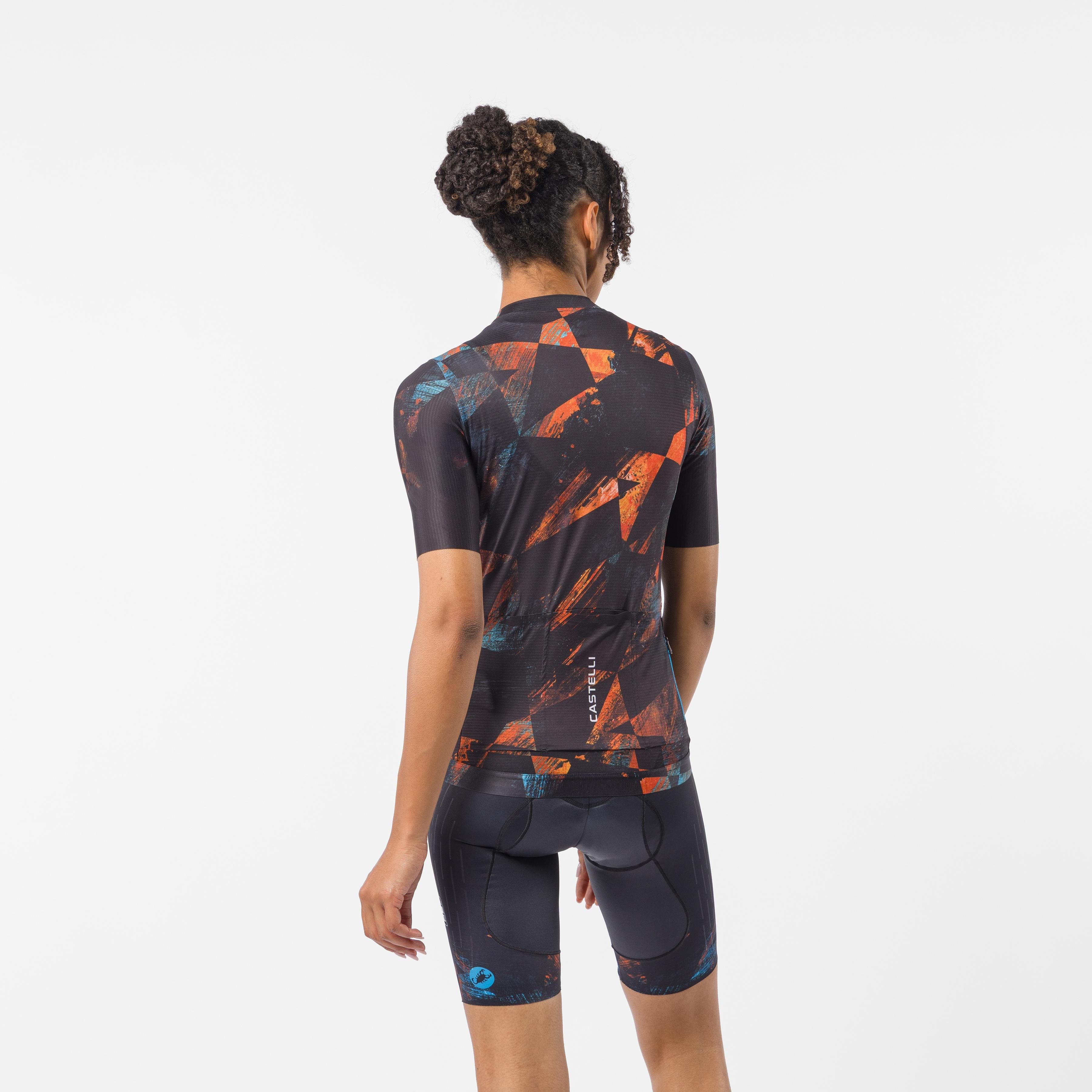 Free aero race s w bibshort con pressatura - black - castelli