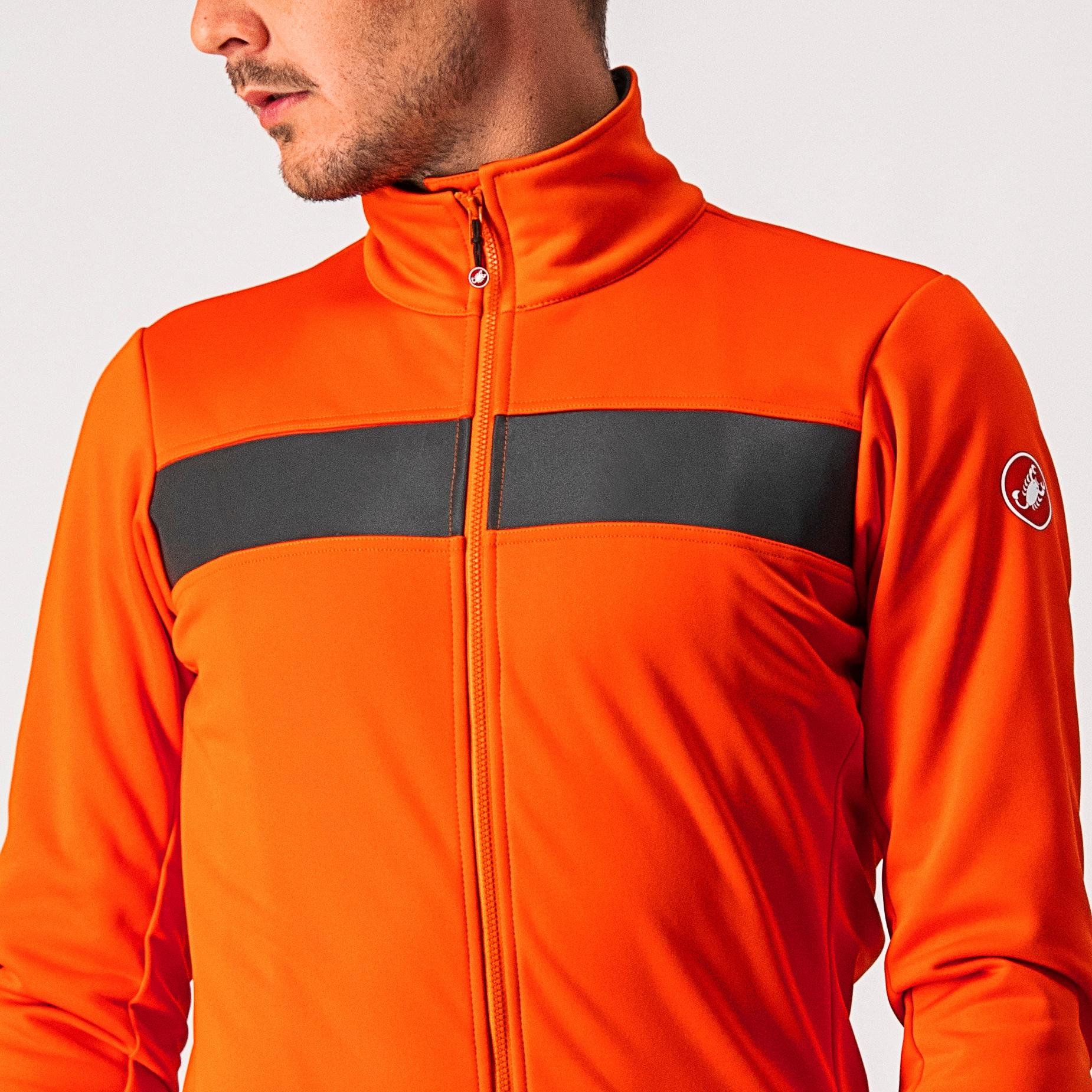 Raddoppia 3 jacket - fiery red/black reflex - castelli