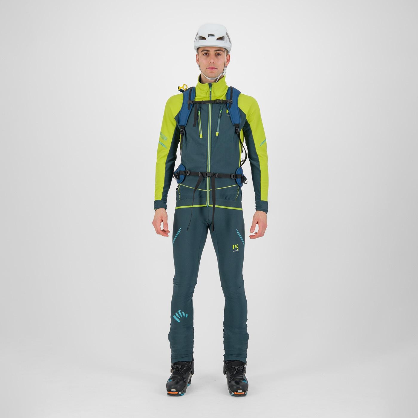 Alagna evo jacket - forest/kiwi colada - karpos