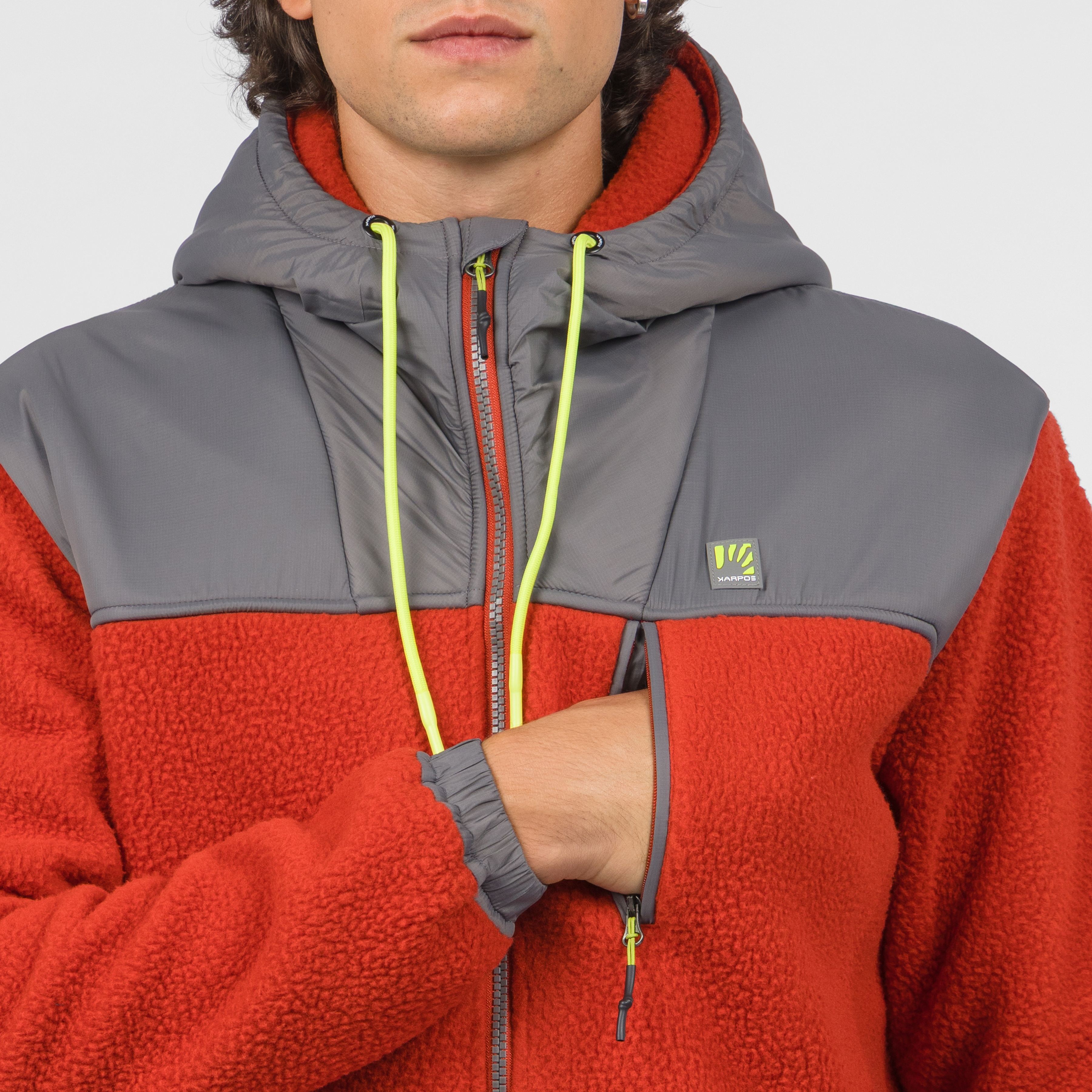 Moiazza retro' vogue jacket - fire/smoked - karpos