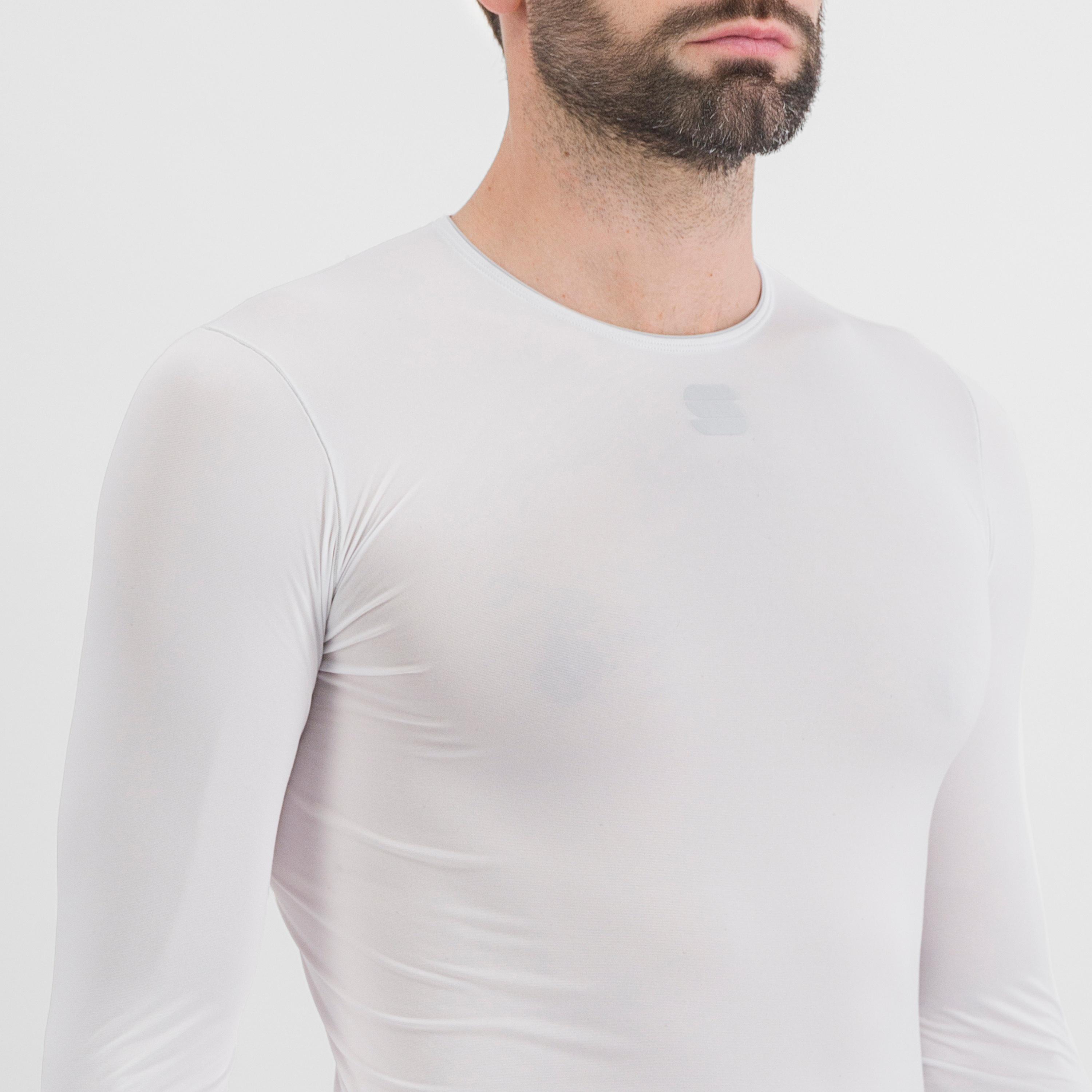 Midweight layer tee long sleeves - white - sportful