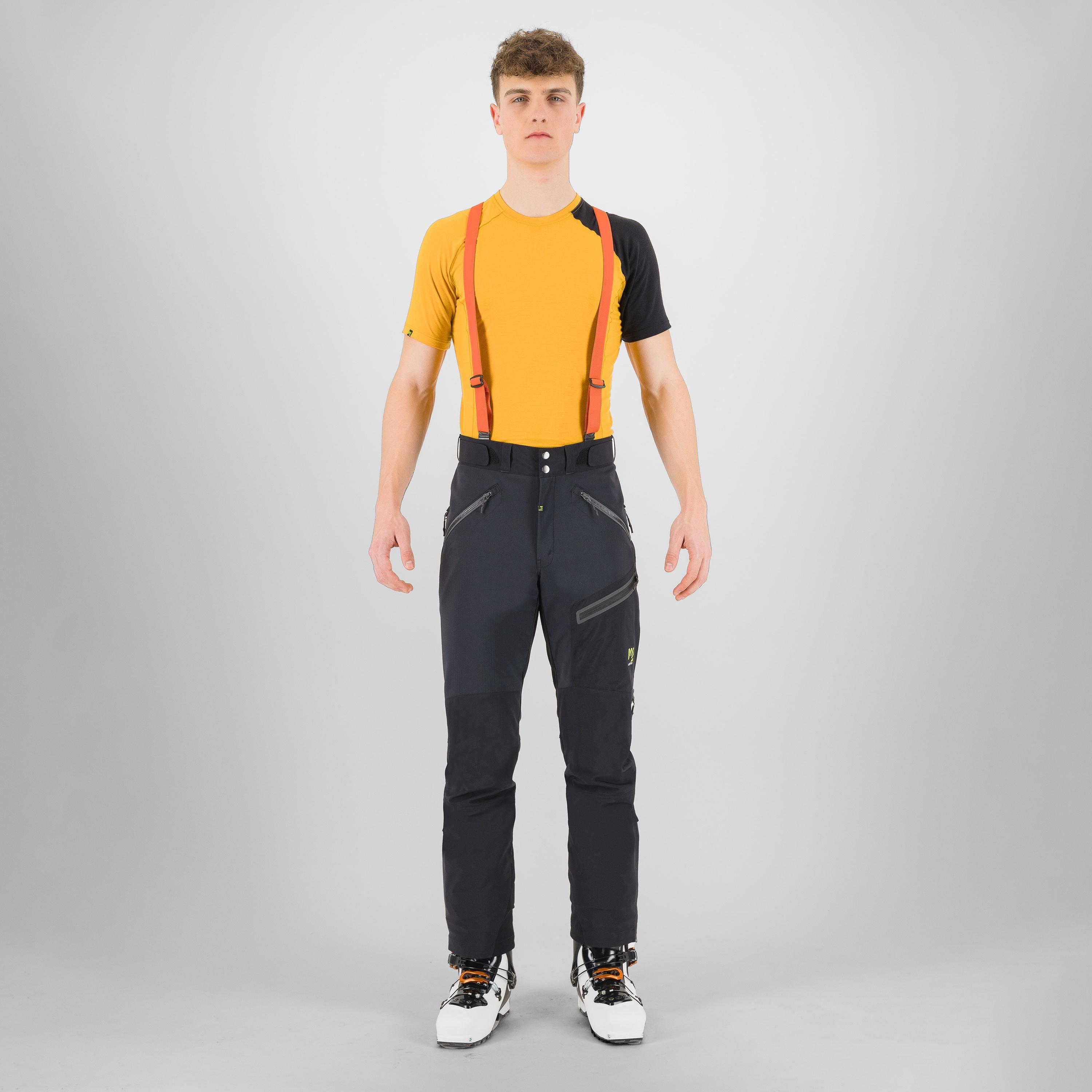 Schiara evo pant - black dark grey - karpos