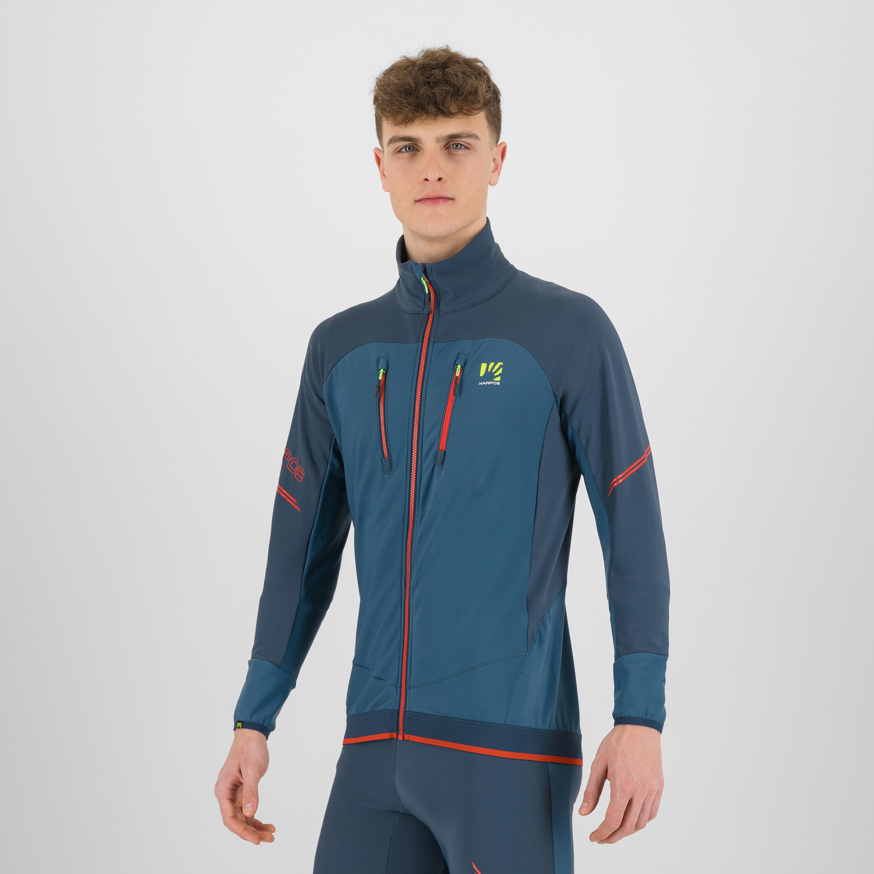 Alagna evo jacket - stargazer/midnight/fiery red - karpos