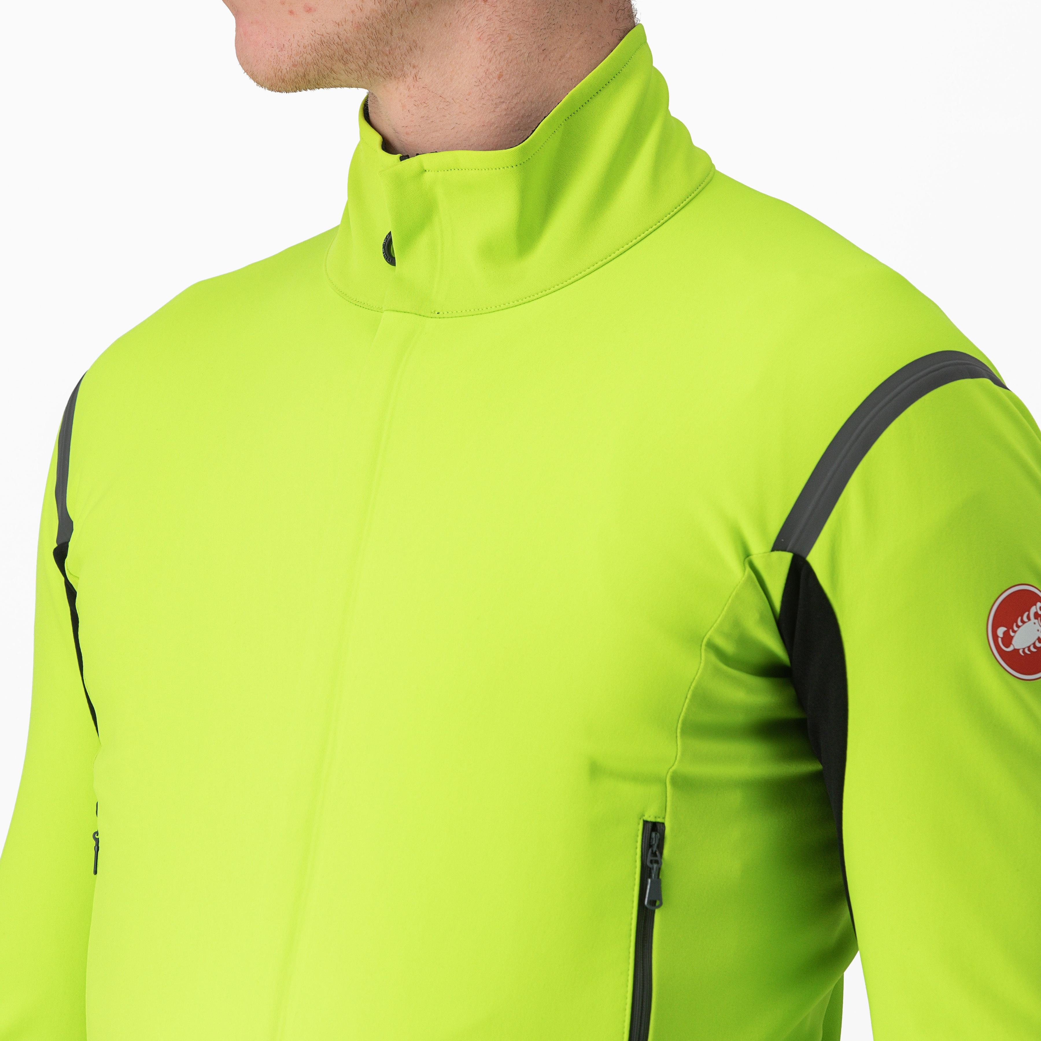 Perfetto ros 2 jacket - electric lime/dark gray - castelli