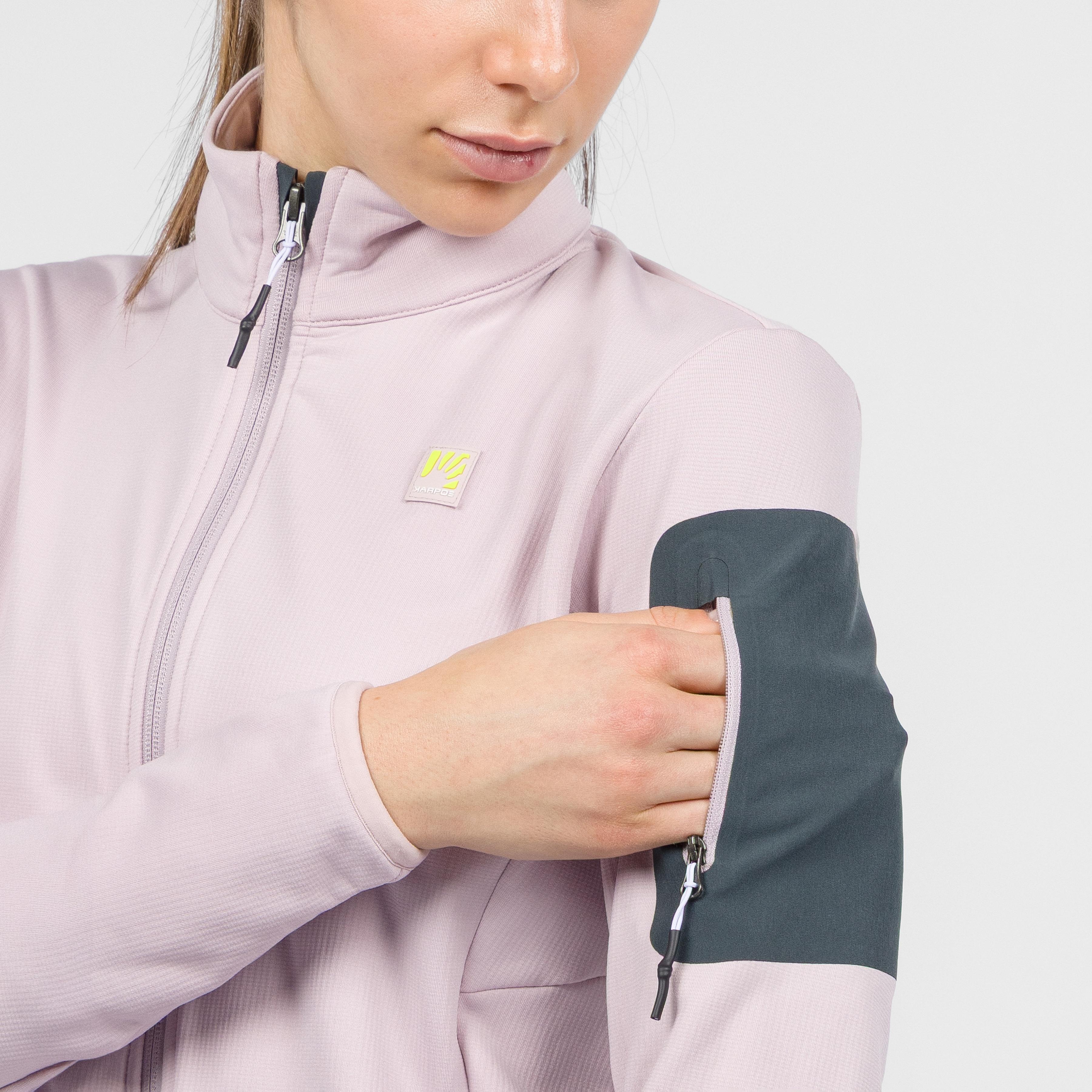 Bigontina w full zip fleece - lilac - karpos