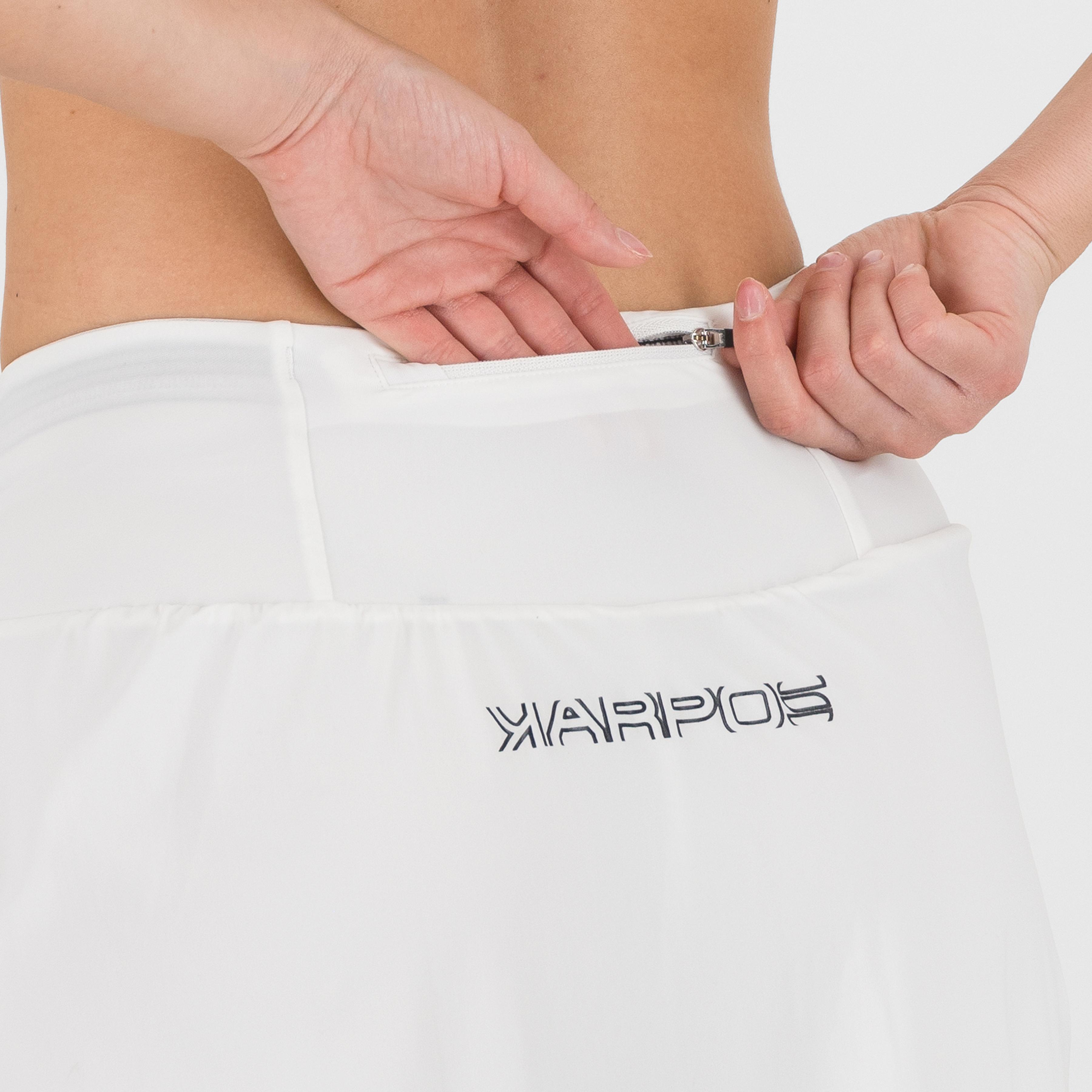 Lavaredo run skirt - bright white - karpos