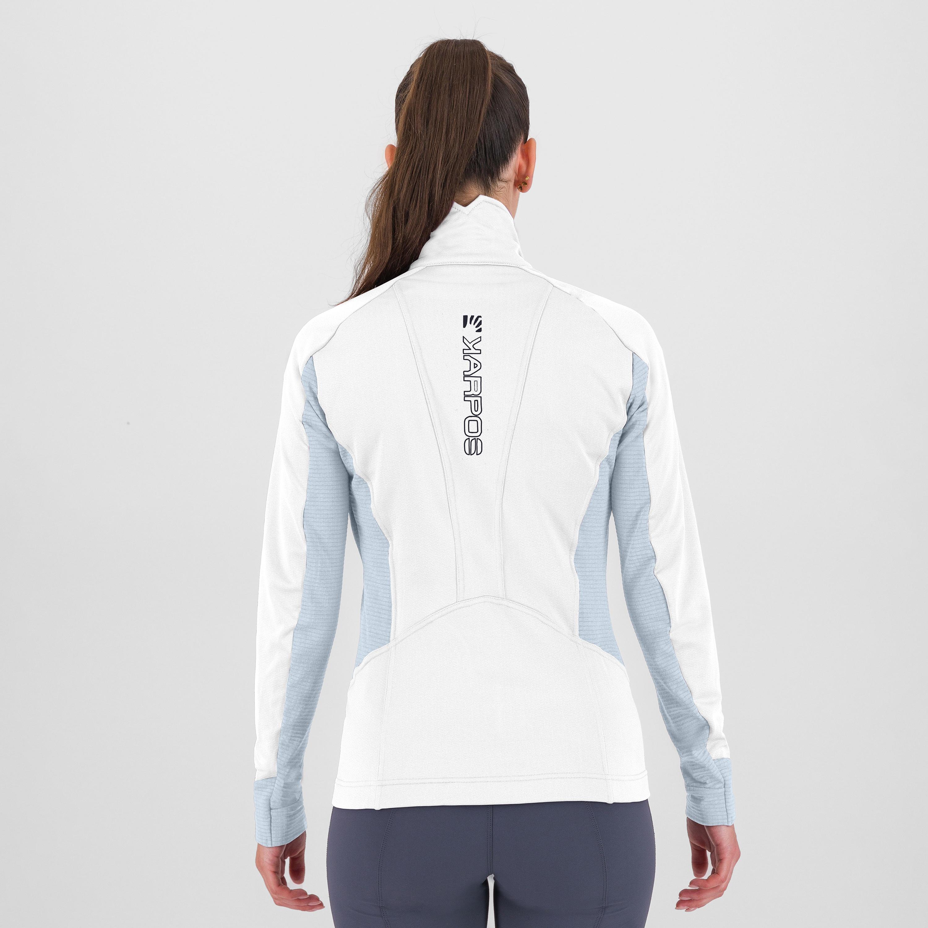 Pizzocco evo w full-zip fleece - white - karpos