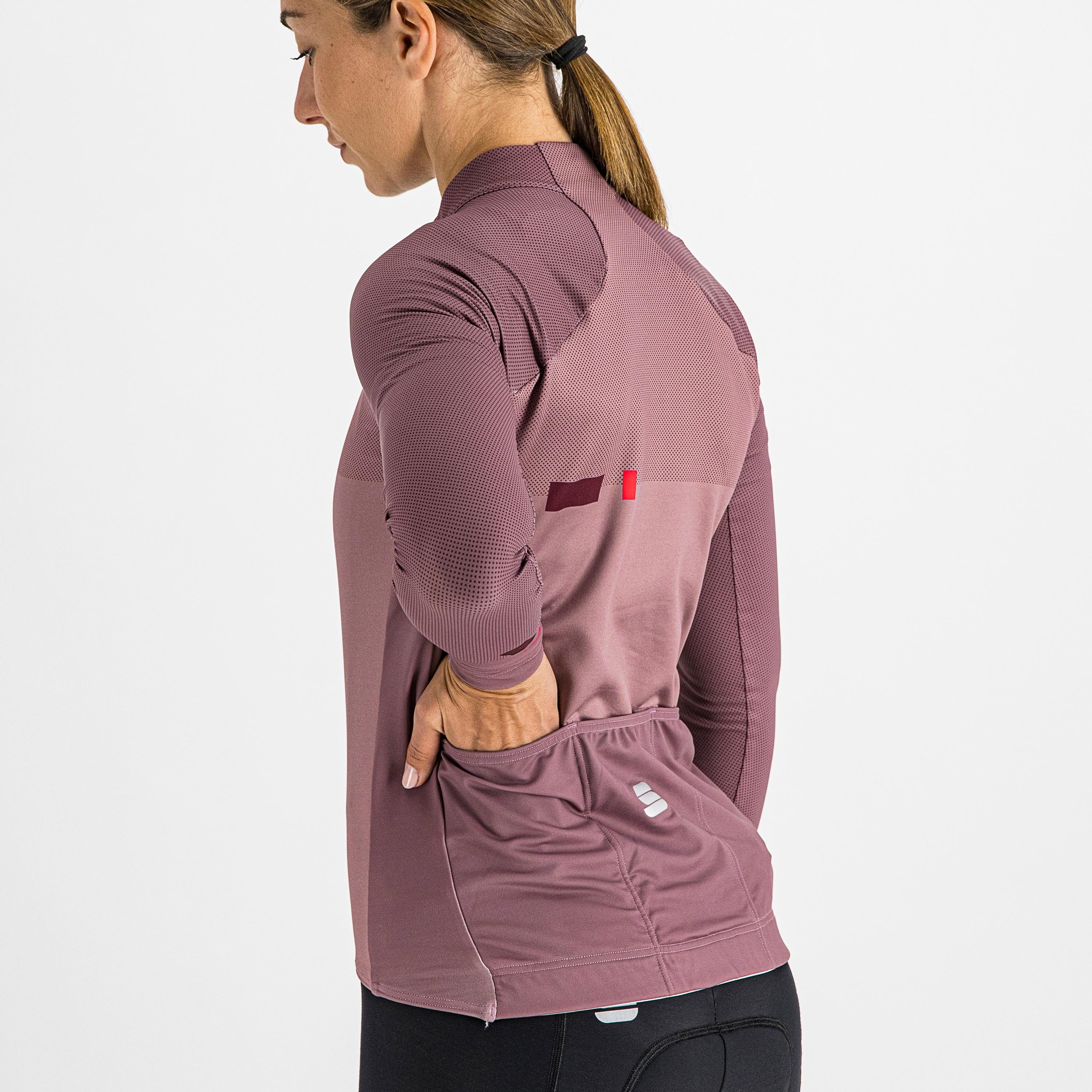 Bodyfit pro w thermal jersey - mauve - sportful