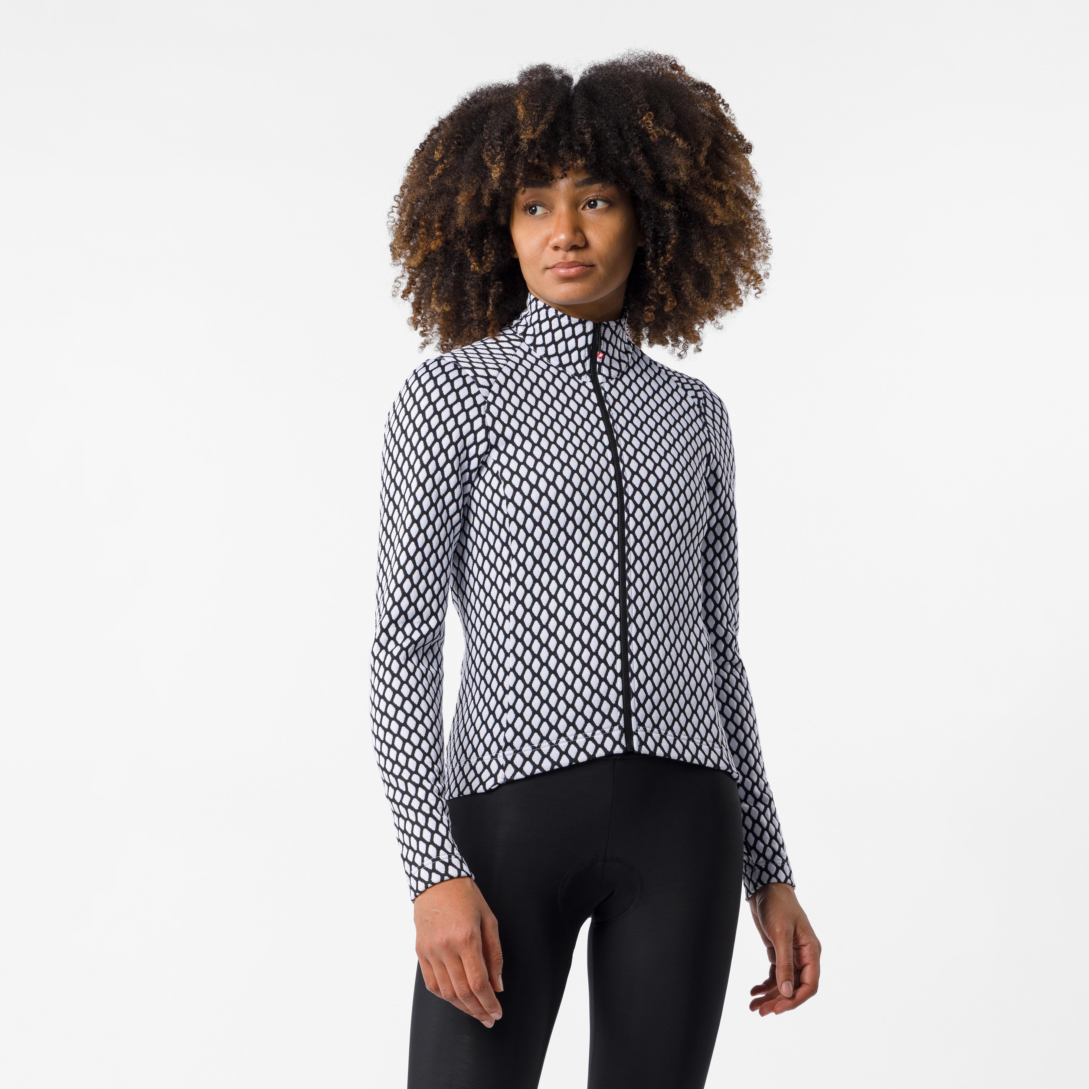 Ventra thermal jersey - black/white - castelli