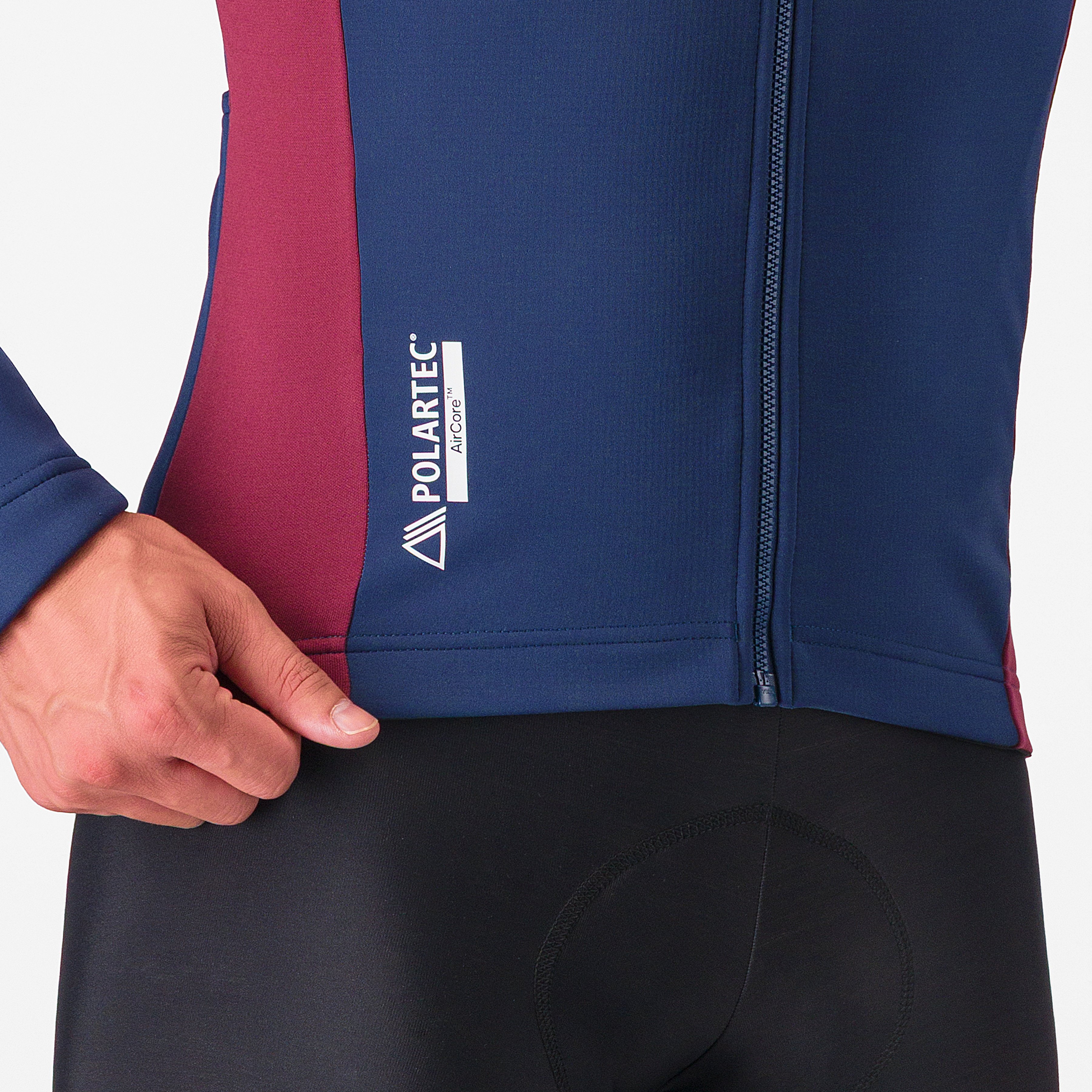 Entrata 2 jacket - belgian blue/bordeaux - castelli