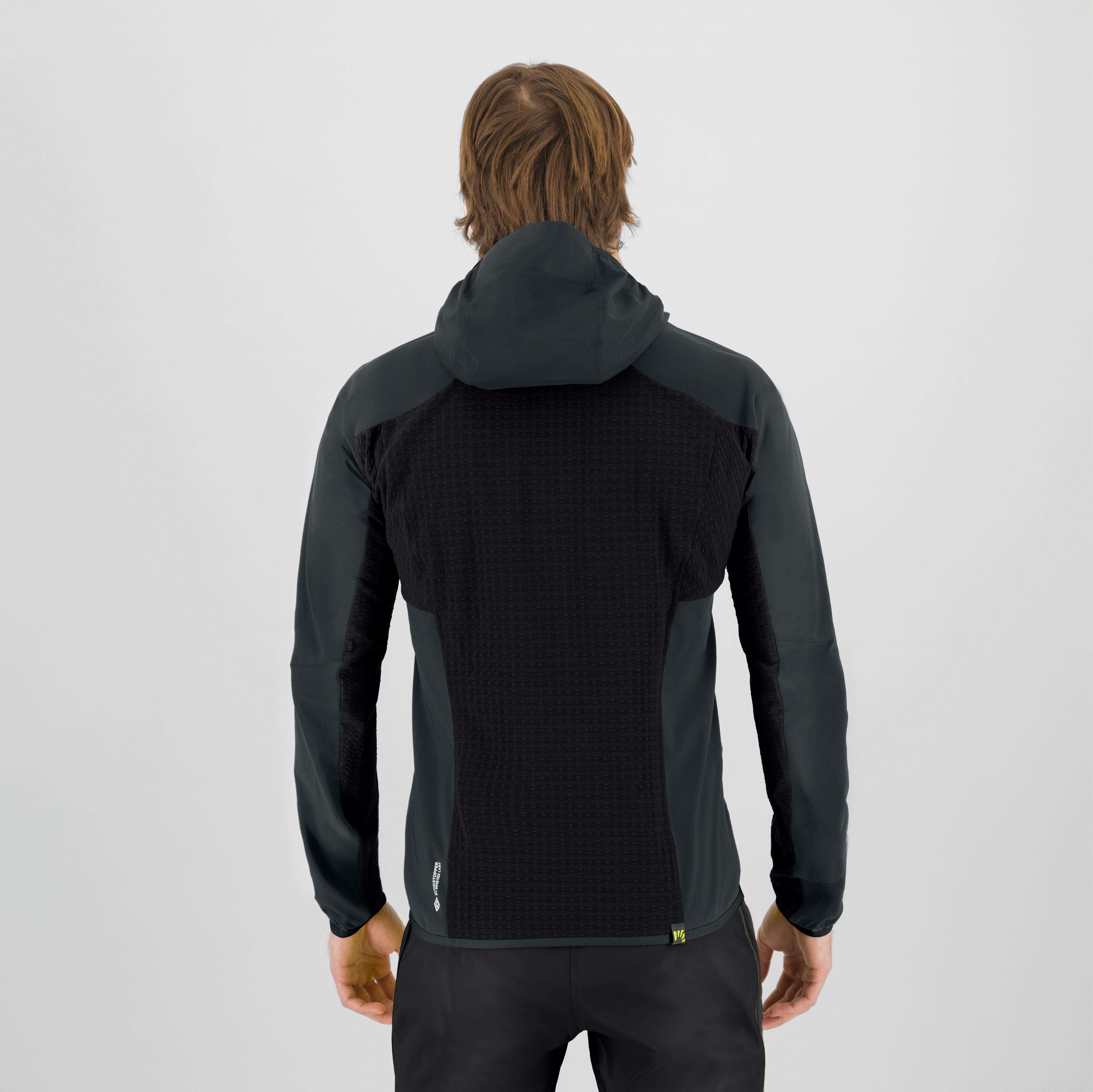 Pizzo bianco jacket - woodl.gray/black/vibr.orange - karpos