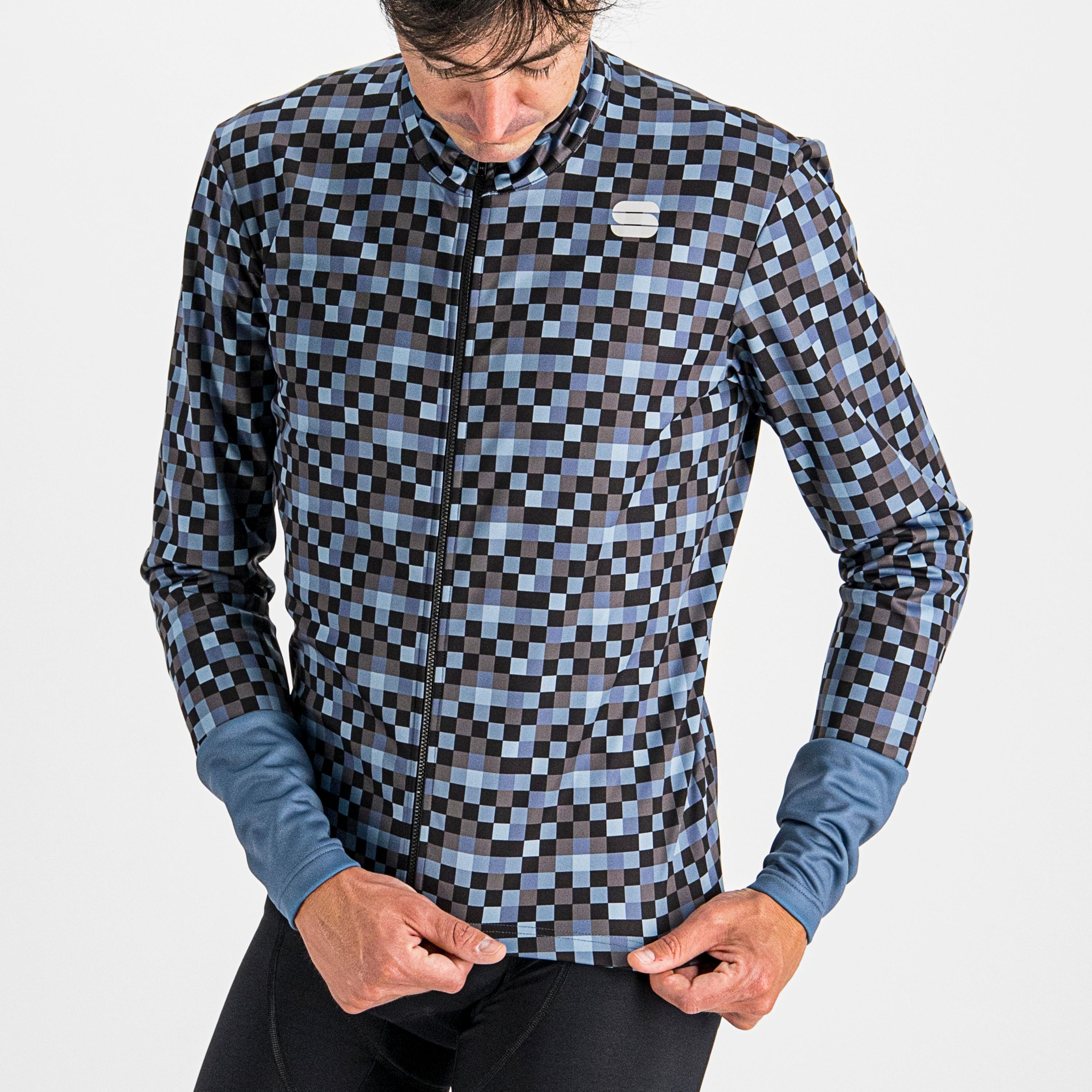 Pixel jacket - blue sea - sportful