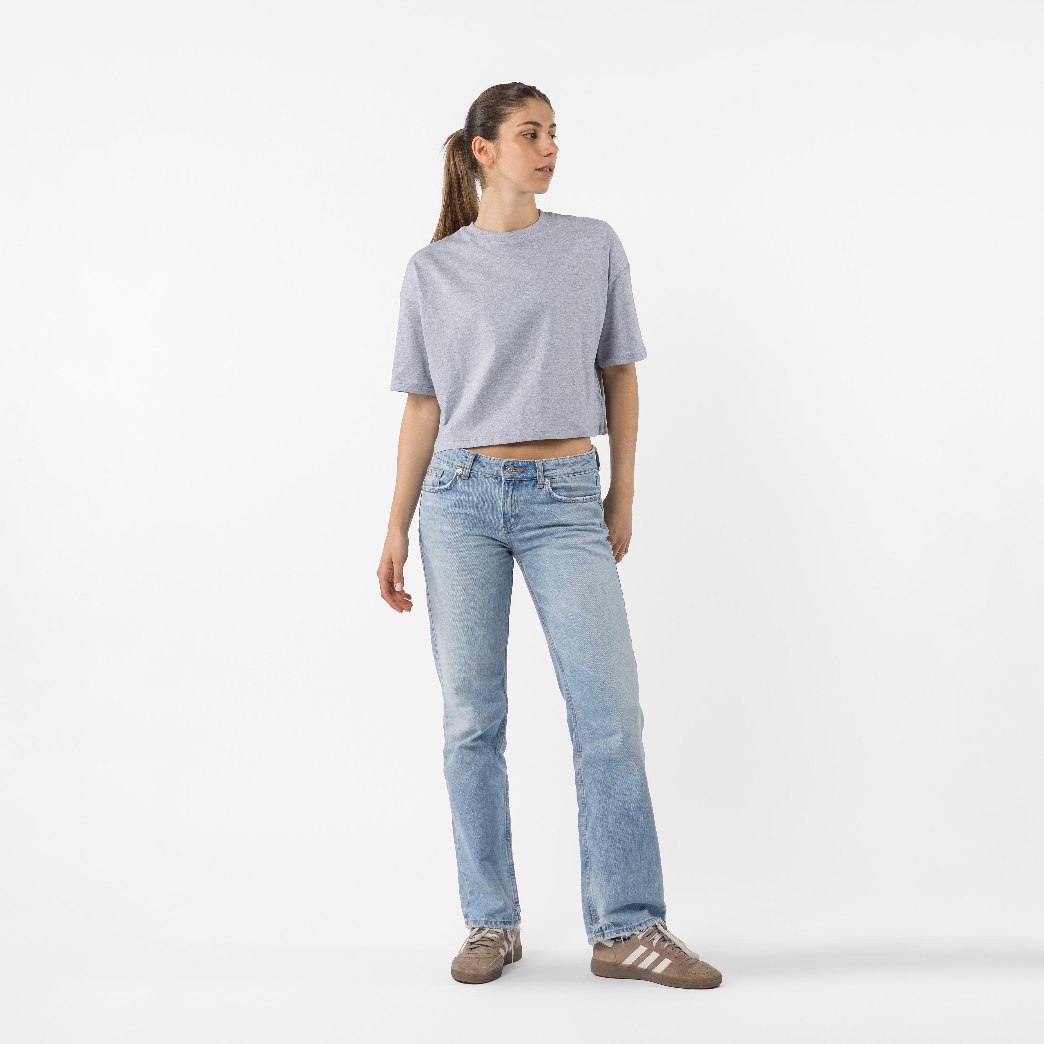 Logo w tee - melange gray - castelli