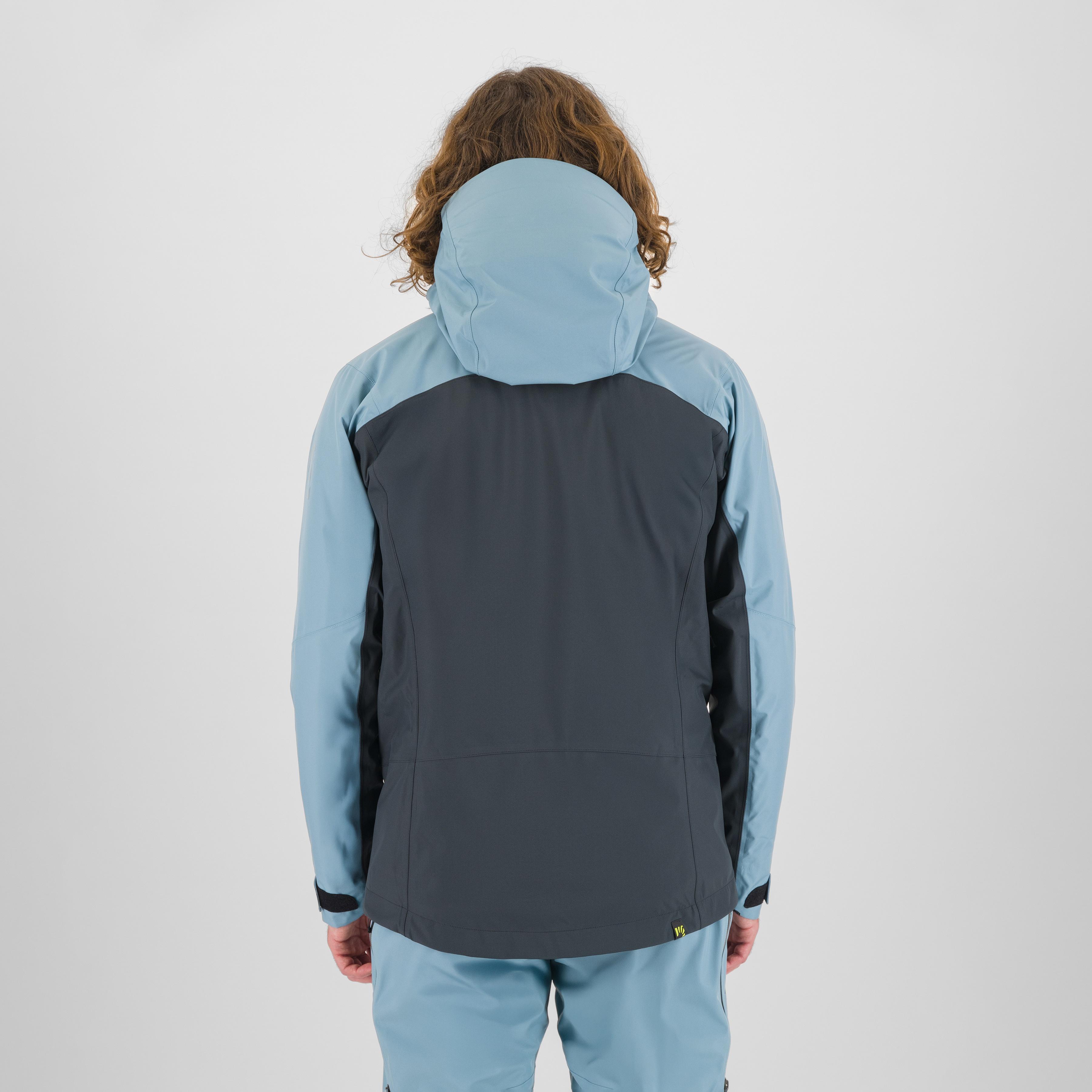 Midi shell jacket - woodl.gray/smoke blue - karpos