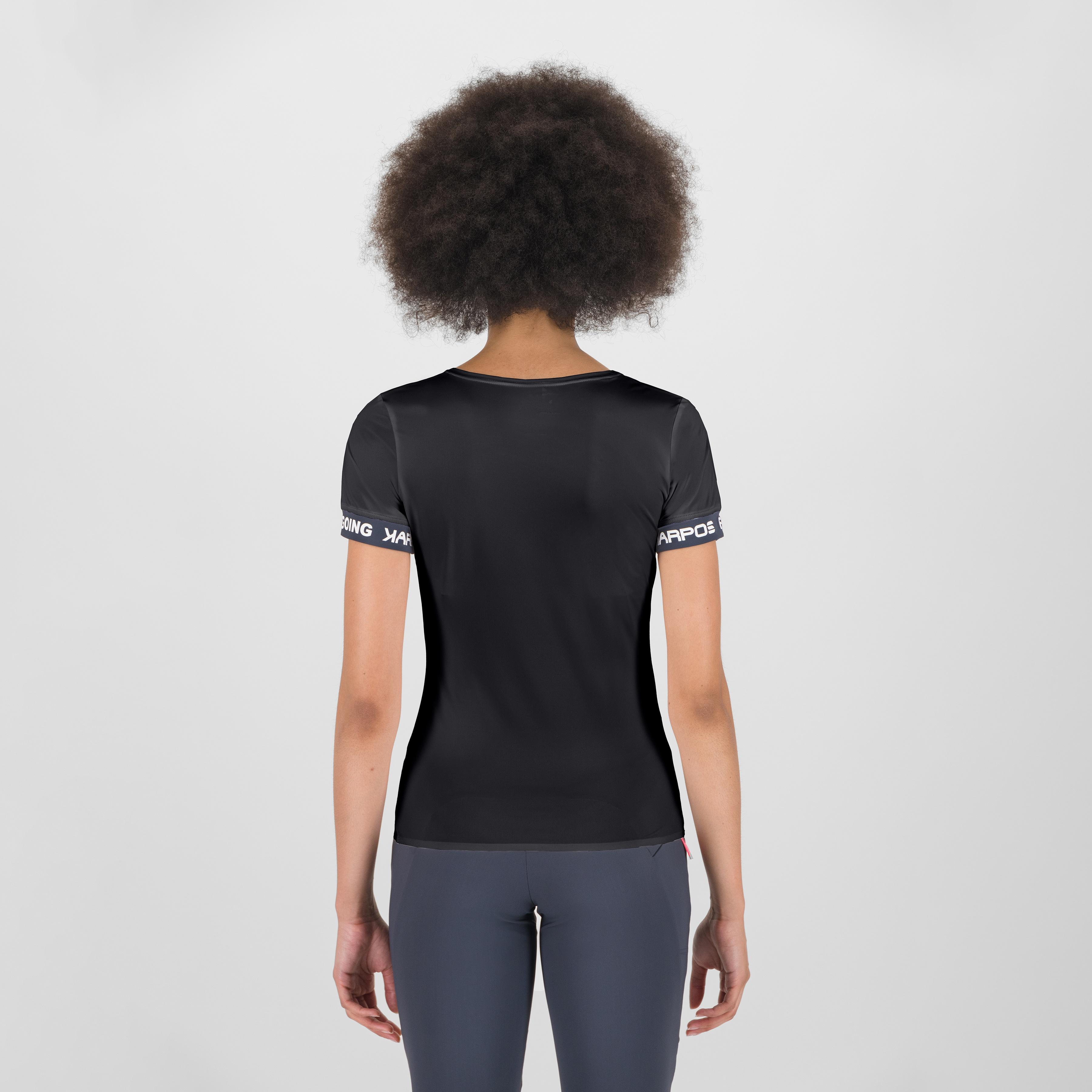 Easyfrizz w t-shirt - black/ombre blue - karpos