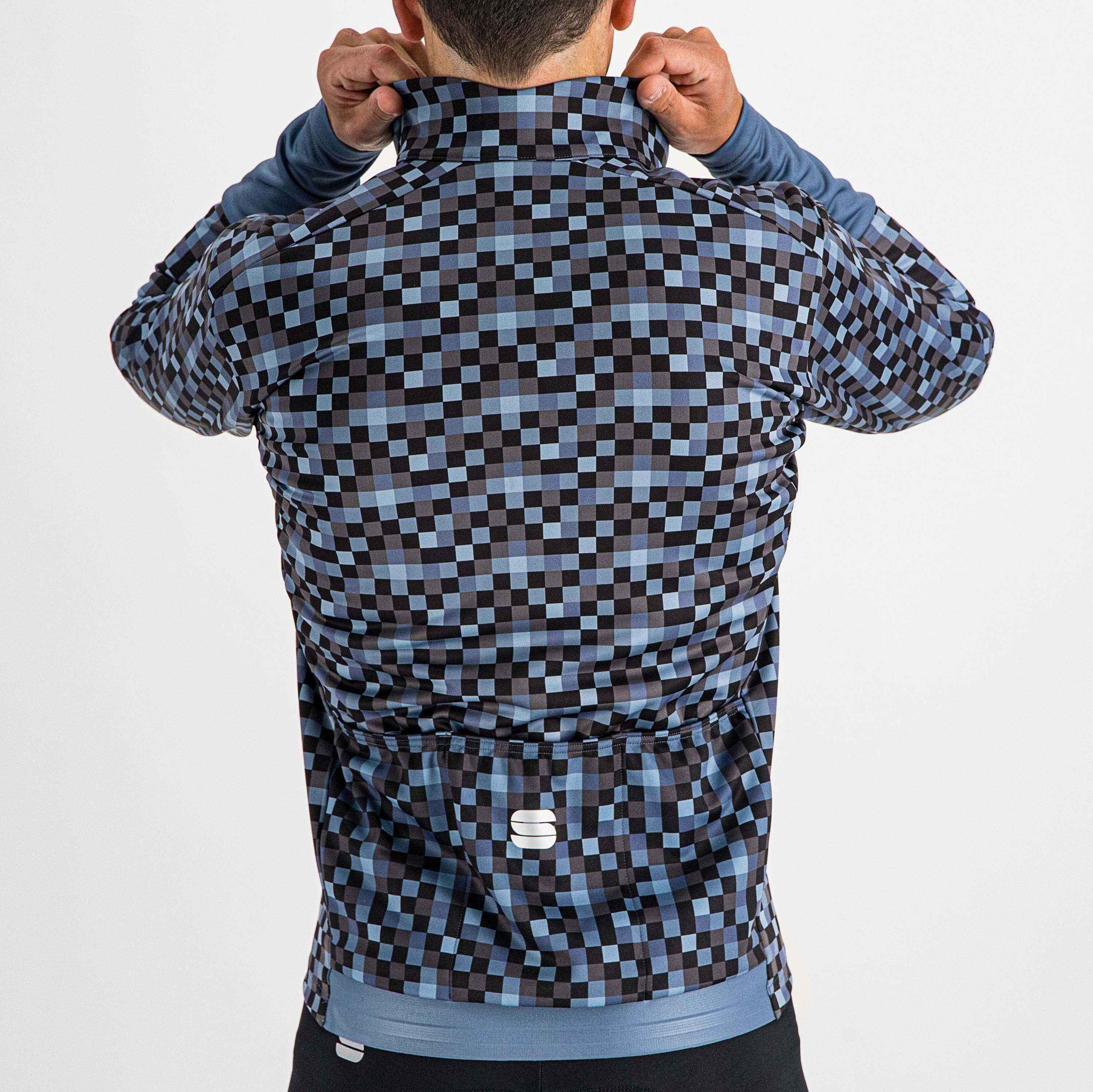 Pixel jacket - blue sea - sportful