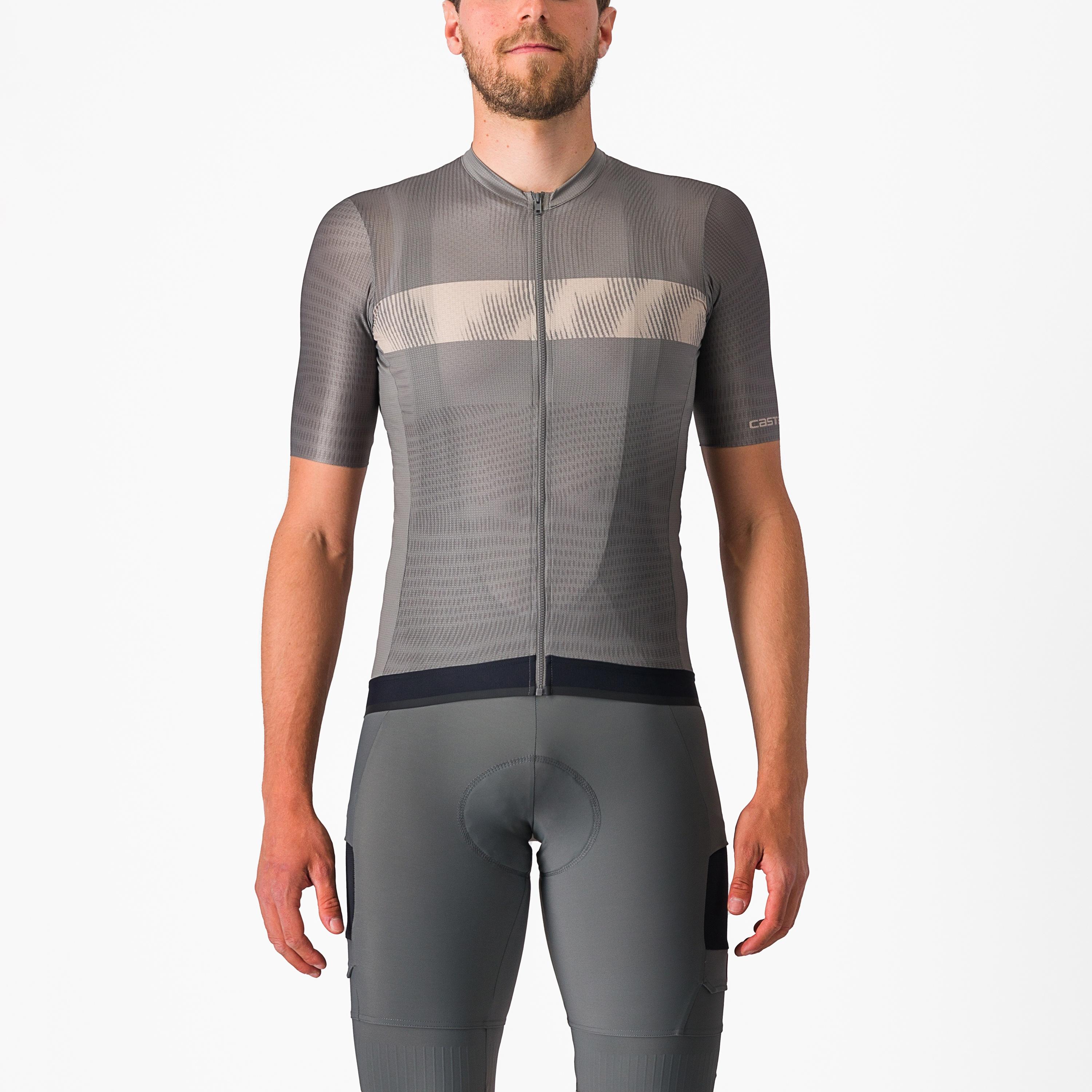 Unlimited endurance jersey - gunmetal gray/clay - castelli