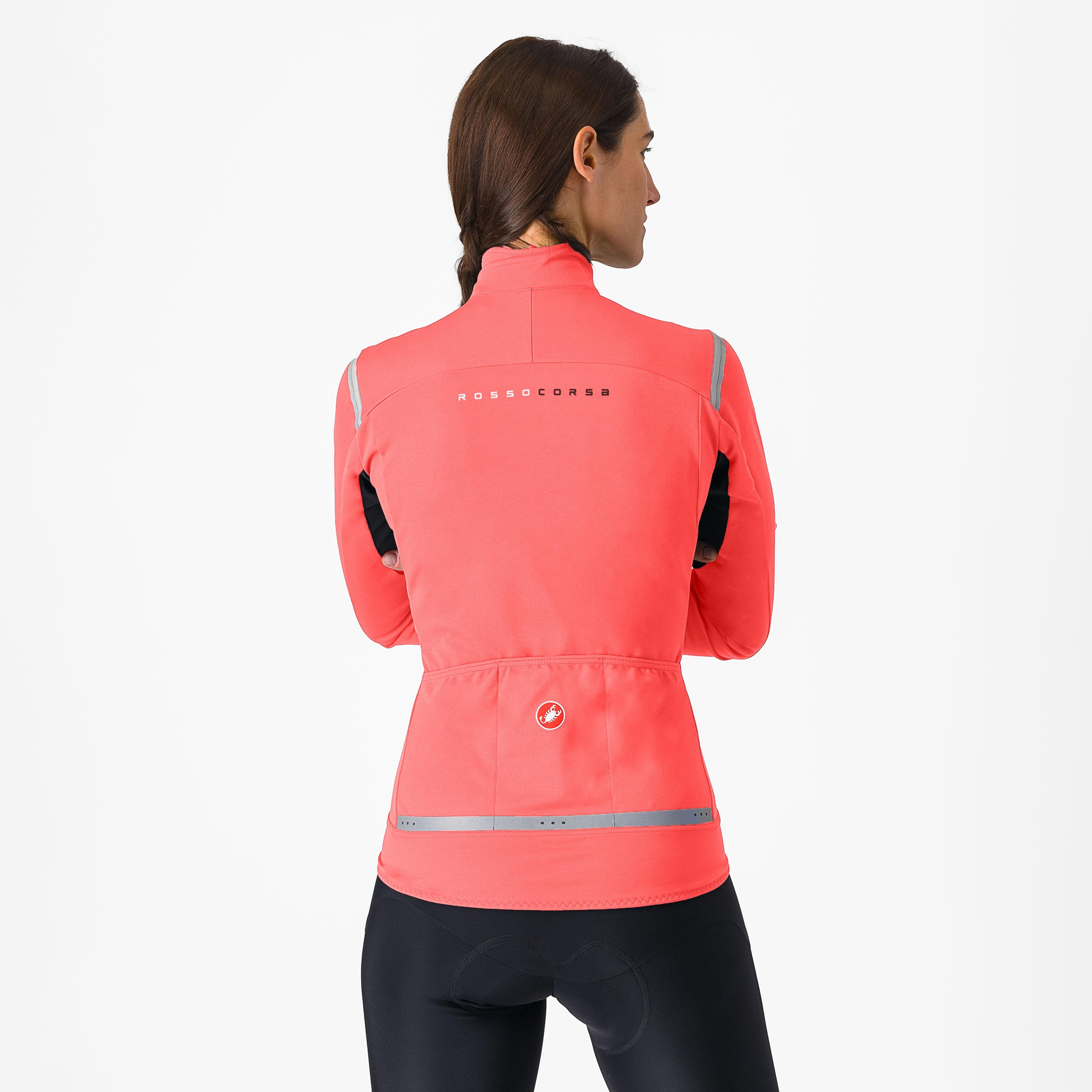 Perfetto ros 2 w jacket - brilliant pink/silver reflex - castelli