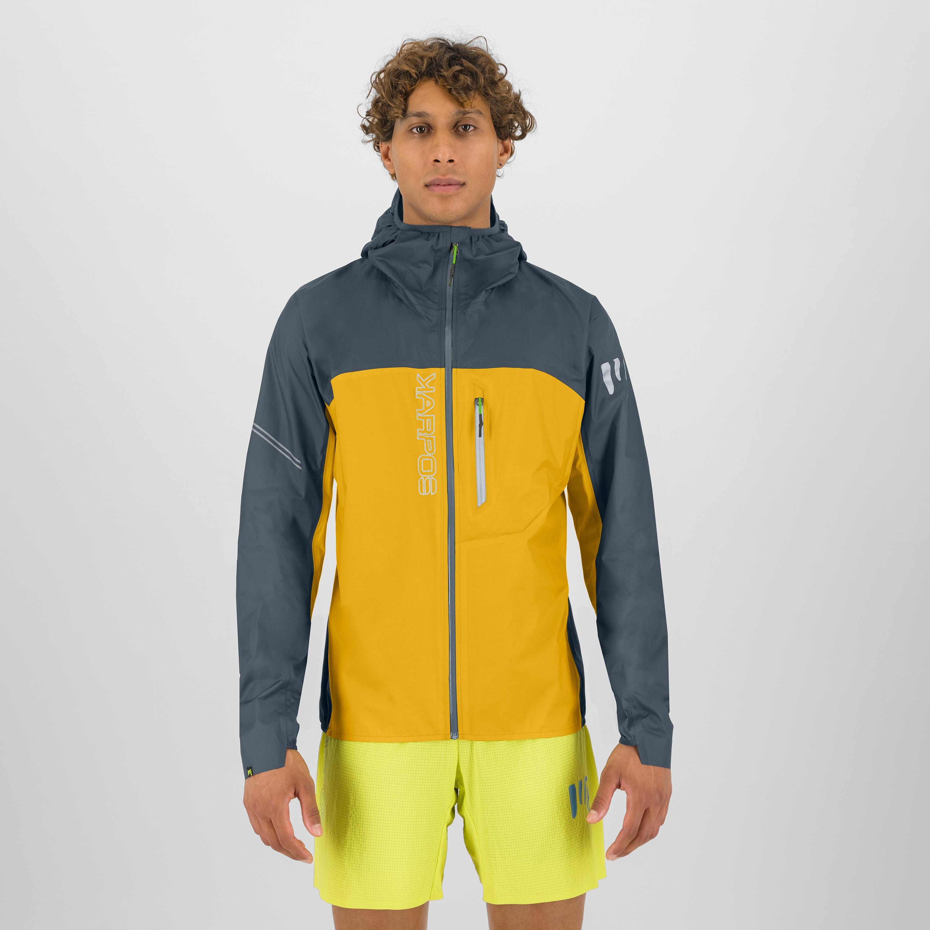 Lavaredo rain evo jacket - sunset/dark slate - karpos