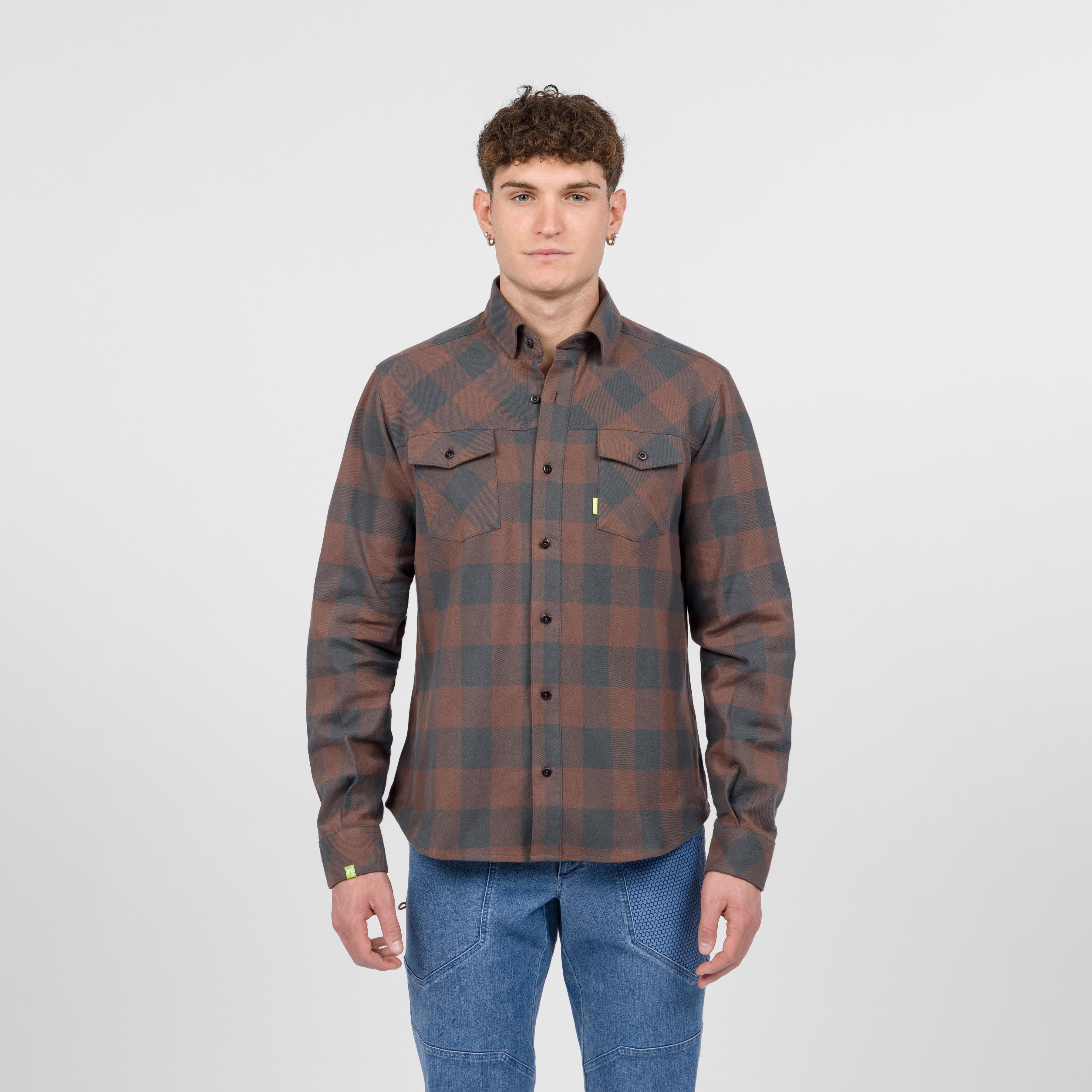 Martorel shirt - gianduia brown/woodl.gray - karpos