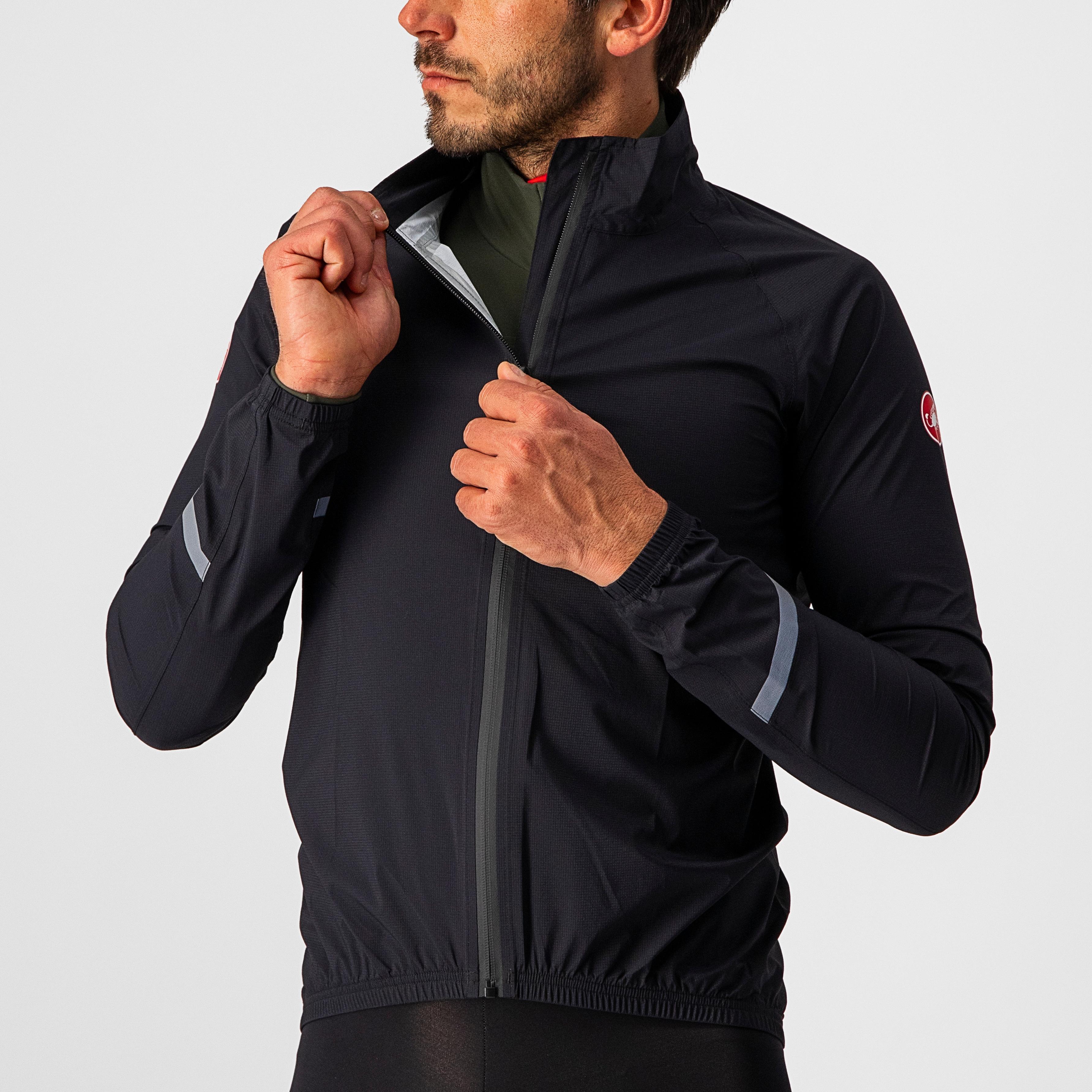 Emergency 2 rain jacket - light black - castelli